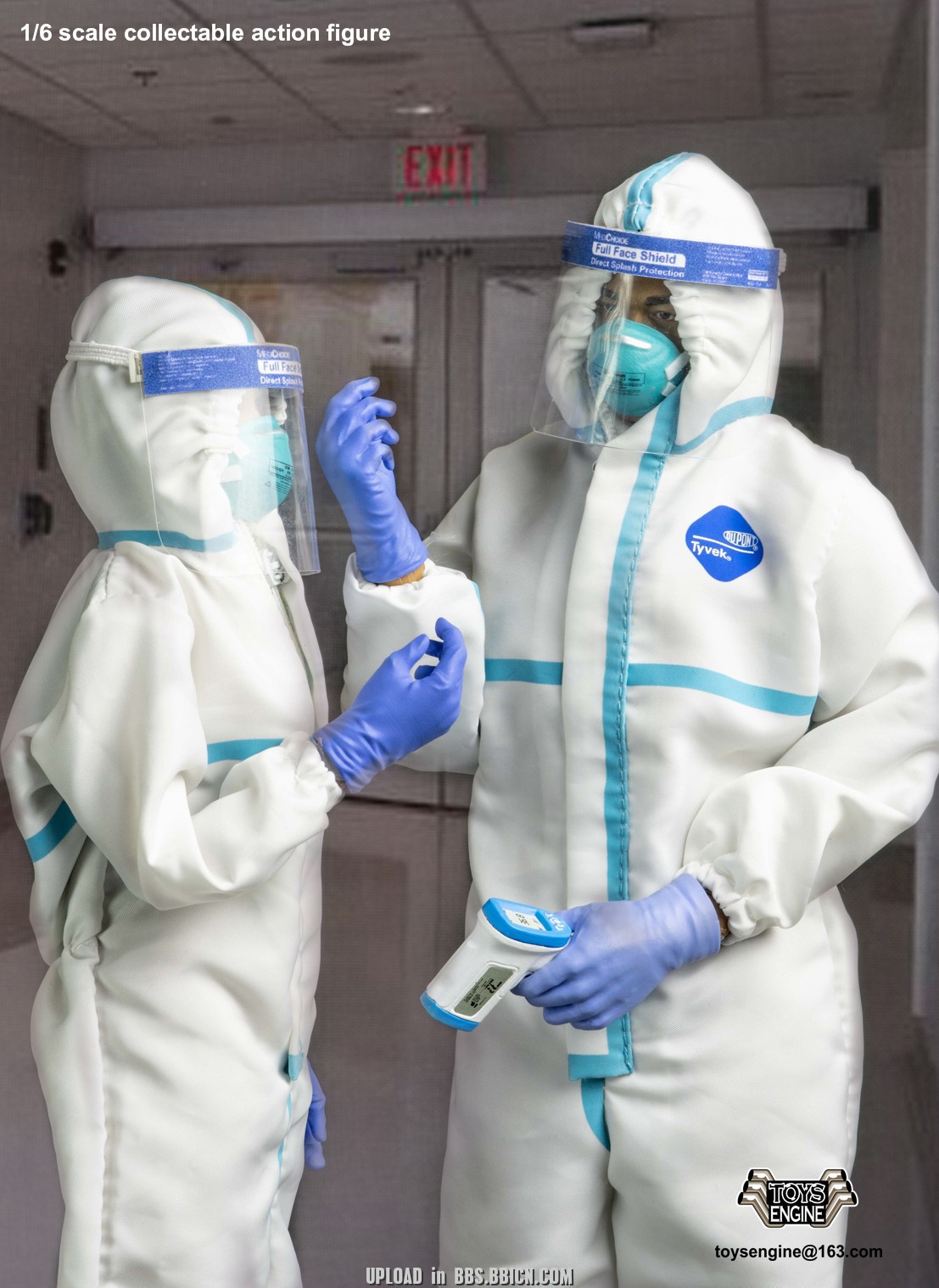 [สั่งจอง] Toys Engine TE003-008 1/6 Scale : Protective clothing isolation gown medical
