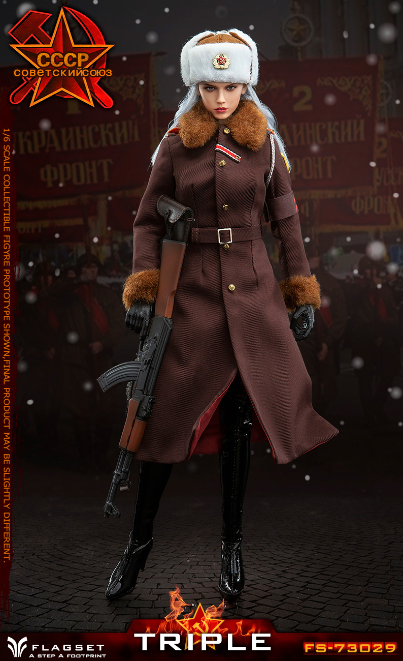 [สั่งจอง]FLAGSET 73029 1/6 Red Alert Soviet female officer Katyusha