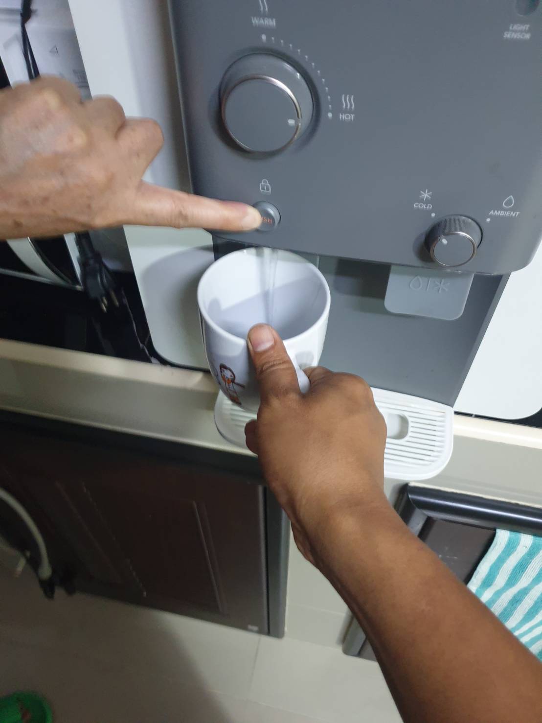 เครื่องกรองน้ำ Coway CHP-18AP ใช้งานปกติ สภาพดี