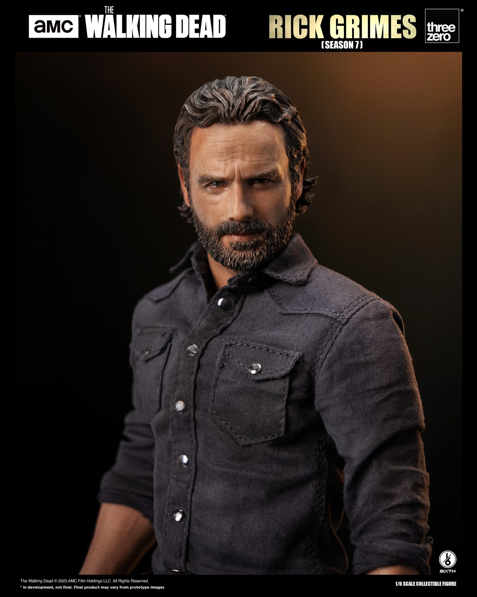 [สั่งจอง]Threezero 1/6 : The Walking Dead - Rick Grimes (Season 7)