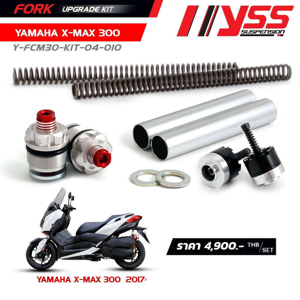 ชุดสปริงโช้คหน้า YSS Fork Upgrade Kit Y-FCM30-KIT-04-010 XMAX300
