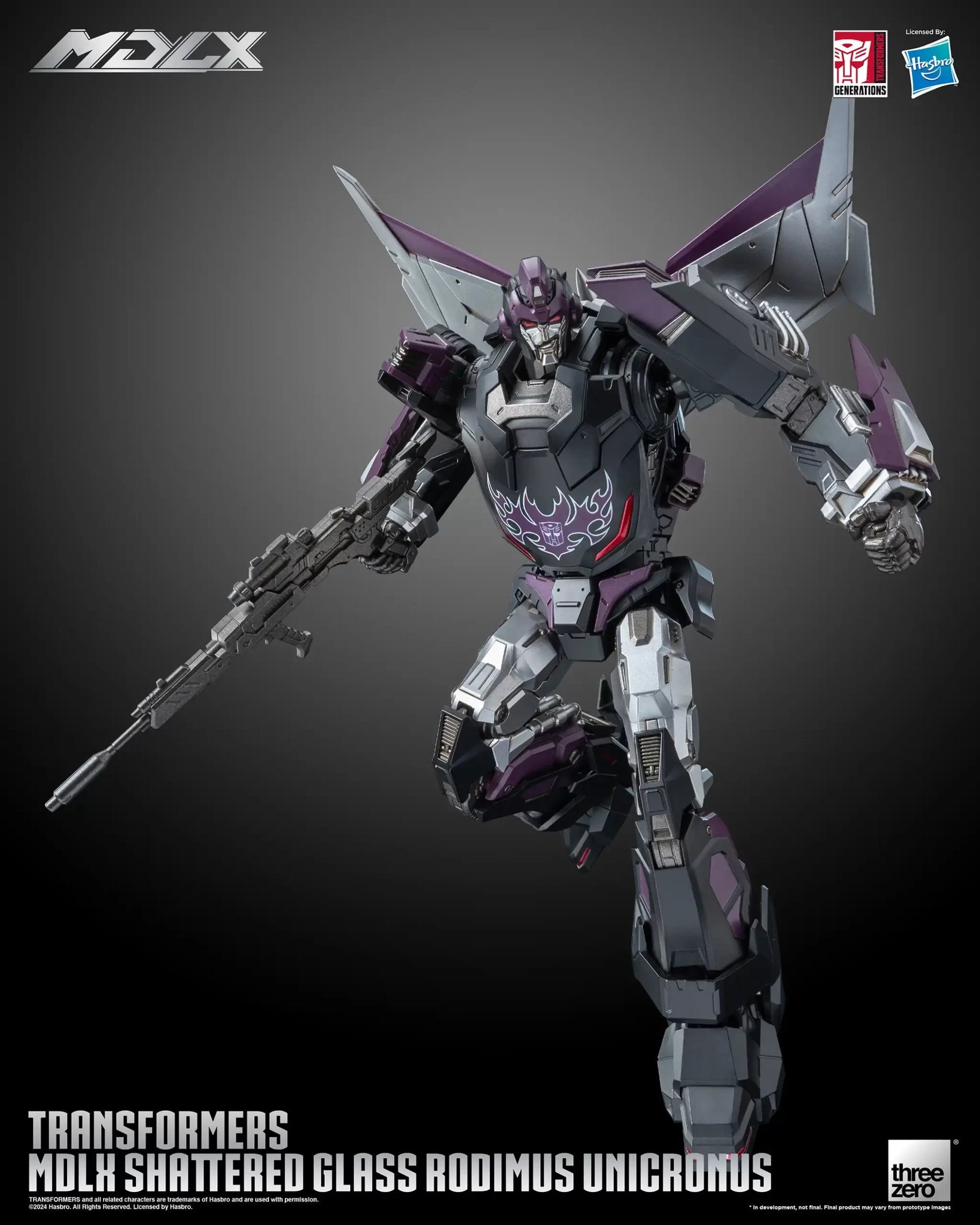 [สั่งจอง]threezero 3Z07170W0 : MDLX TRANSFORMERS Shattered Glass Rodimus Unicronus