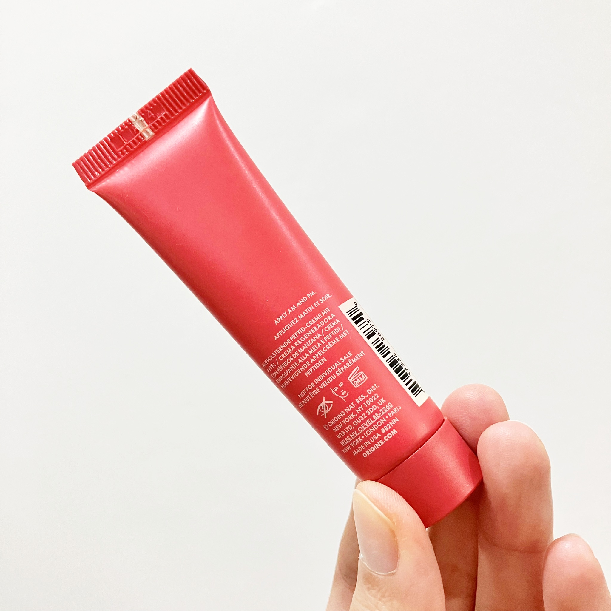 Origins Youthtopia Peptide Plumping Apple Cream 15ml มอยส์เจอร์ไรเซอร์ที่ช่วยให้ผิวดูอิ่มน้ำและนุ่มเด้งขึ้น