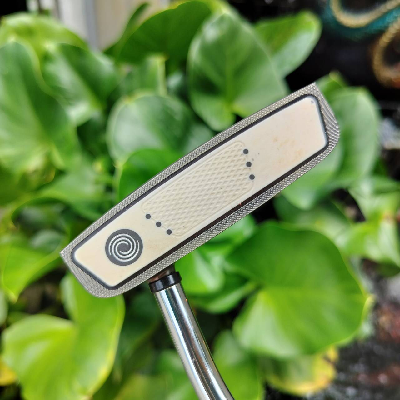 PUTTER ODYSSEY 2-BALL BLACK SERIES ความยาว 34 นิ้ว สร้างบล๊านซ์ด้วยการเพิ่ม วัสดุทังสเตน ทำให้ชดเชยความผิดพลาดสูงขึ้นมาก หน้าพัตเตอร์พิเศษแบบนุ่ม ไม้กอล์ฟพรีเมี่ยมมือสอง ของแท้ By NakaraLuxurious