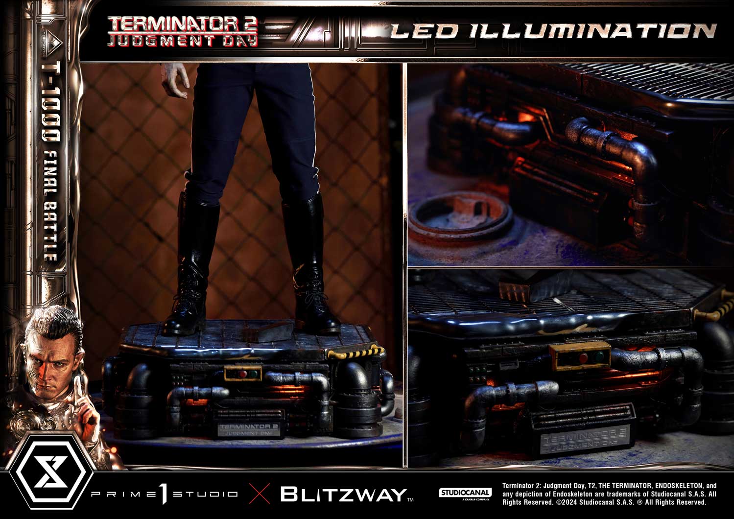 [สั่งจอง] Prime 1 Studio : T-1000 Final Battle (Terminator 2: Judgment Day)