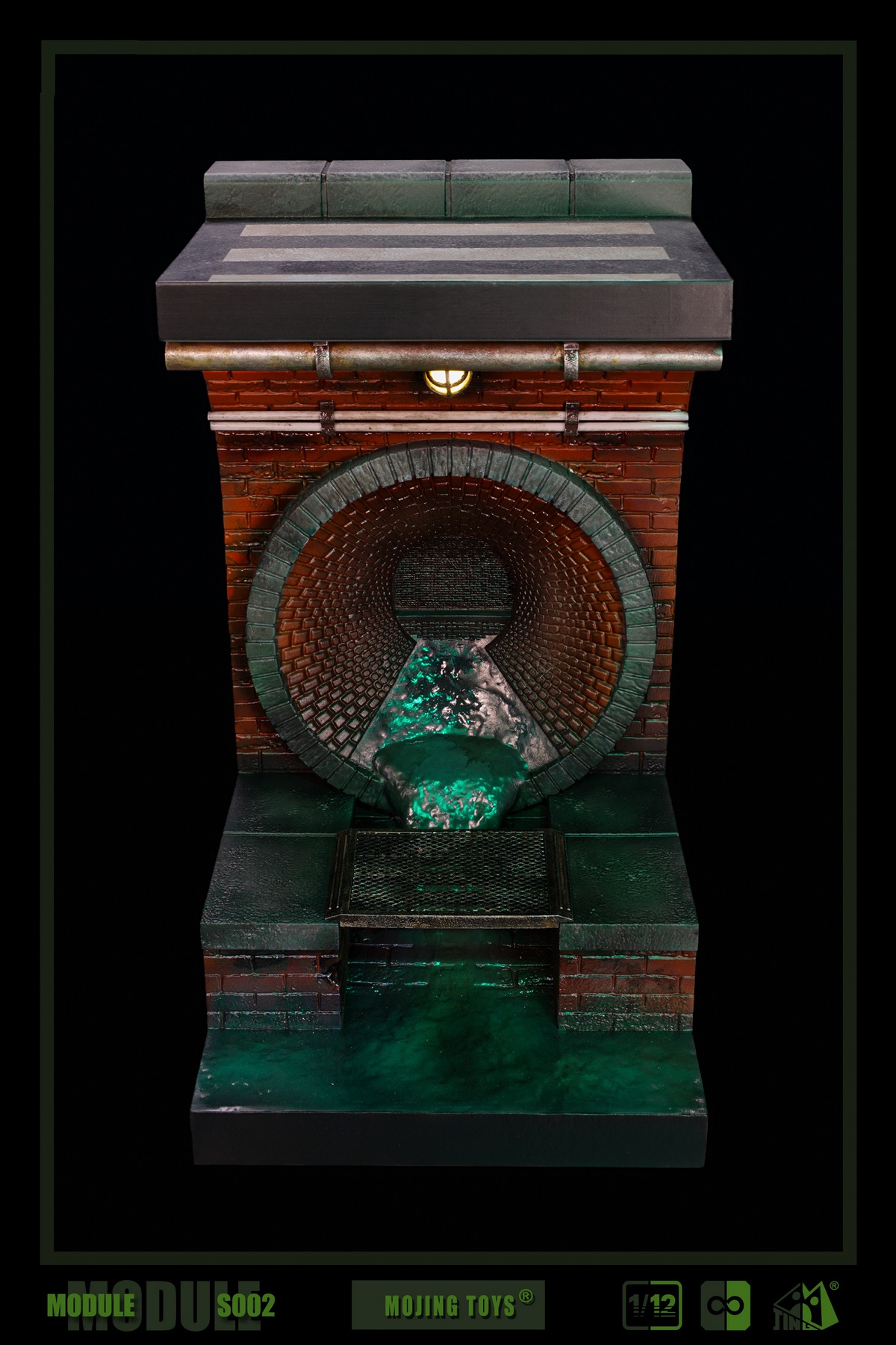 [สั่งจอง] mOjingToys 1/12 Module series American comic sewer DIORAMA BASE