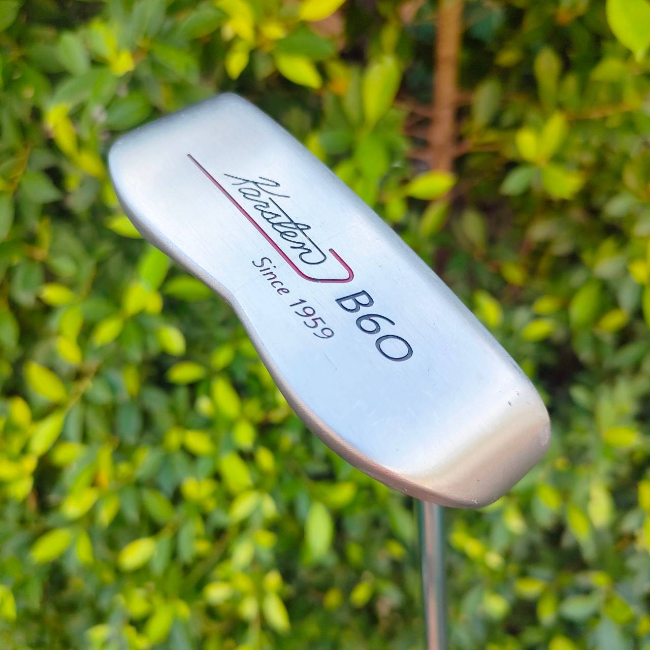 PUTTER PING KARSTEN B60 SINCE 1959 จุดส้ม ความยาว 34 นิ้ว กริฟ SUPER STROKE รุ่น B60 เป็นพัตเตอร์ที่โด่งดังขีดสุด ไม้กอล์ฟมือสอง ของแท้ BY NakaraLuxurious