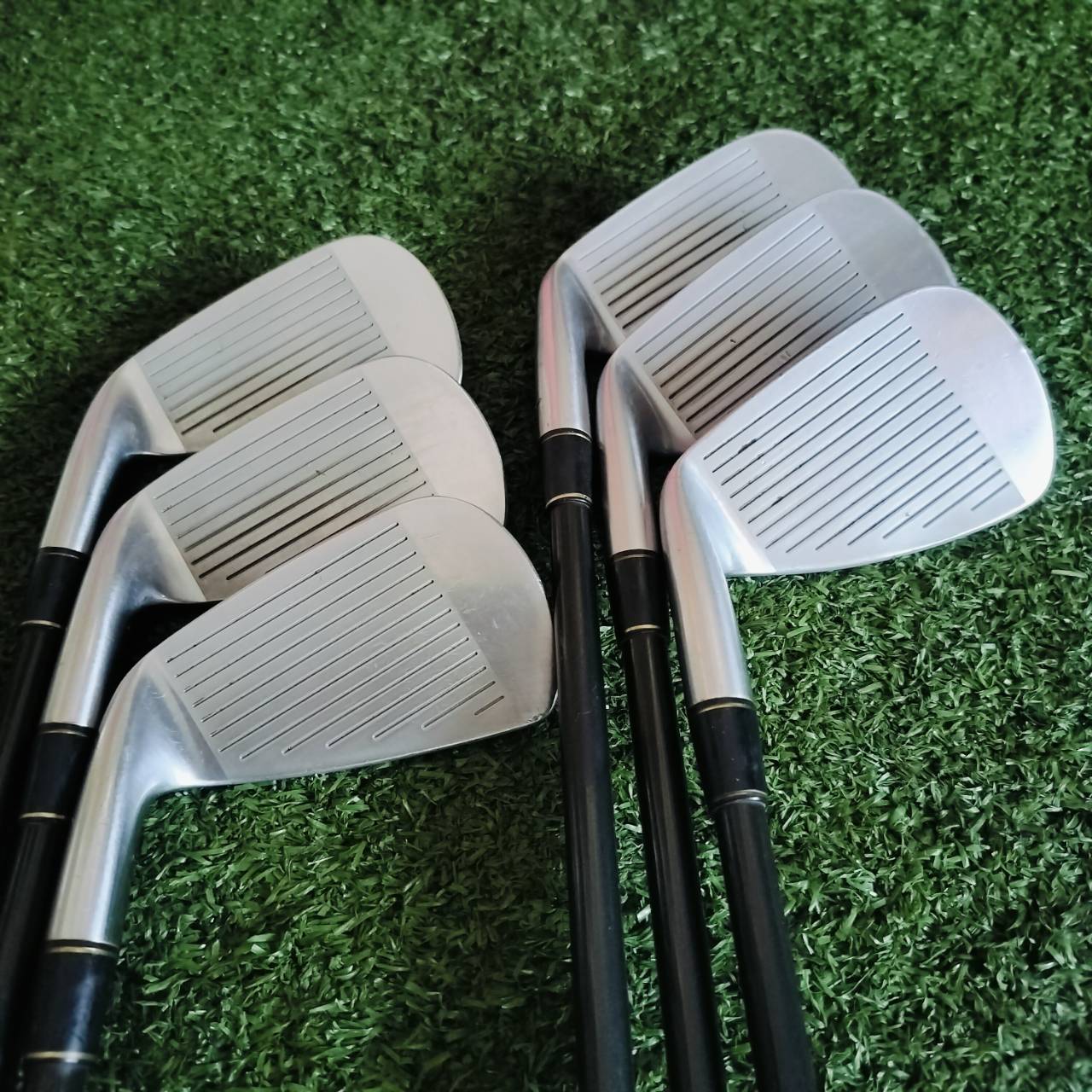 ชุดเหล็ก TOURSTAGE VIQ SUPER PREMIUM FORGED JAPAN มีเหล็ก 5 6 7 8 9 PW สภาพสวยมากๆ ก้าน TOURSTAGE TSI-55 FLEX R ไม้กอล์ฟพรีเมี่ยมมือสอง ของแท้ By NakaraLuxurious
