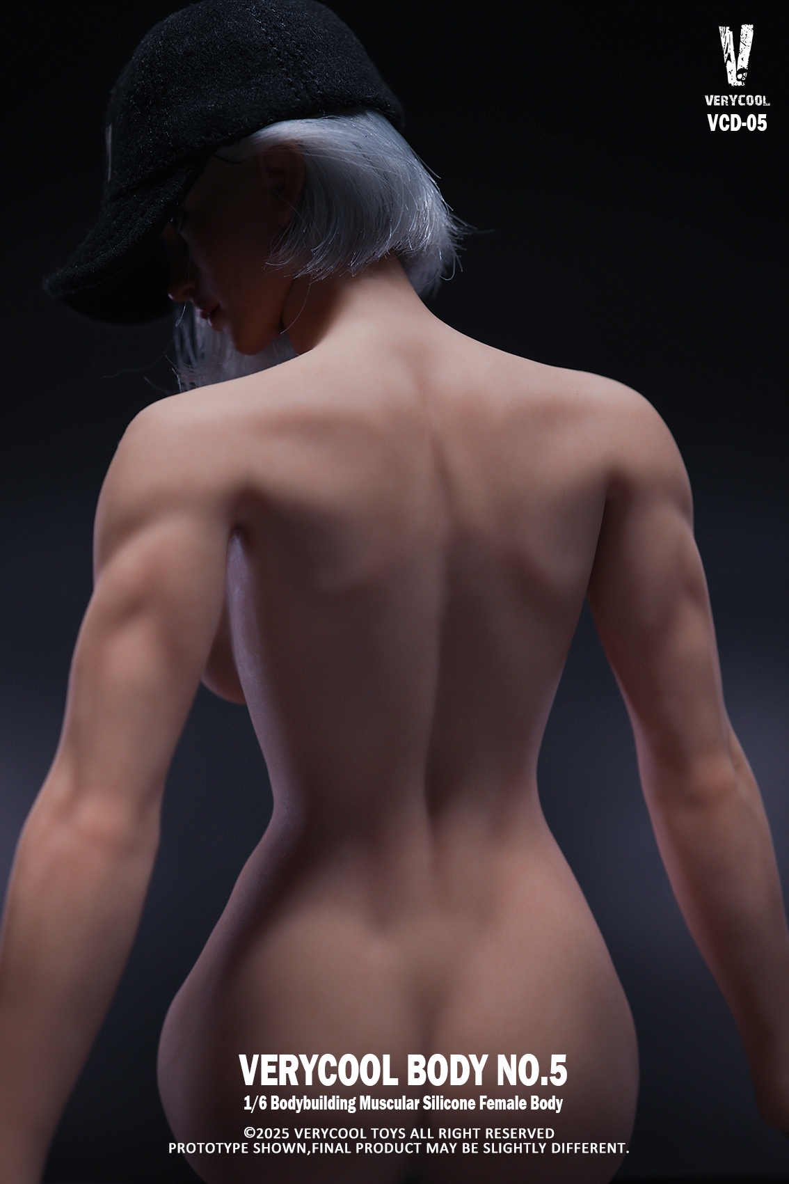 [สั่งจอง]VERYCOOL VCD-05B 1/6 : Silicone Female Body Bodybuilding Muscular Physique Natural Skin Tone
