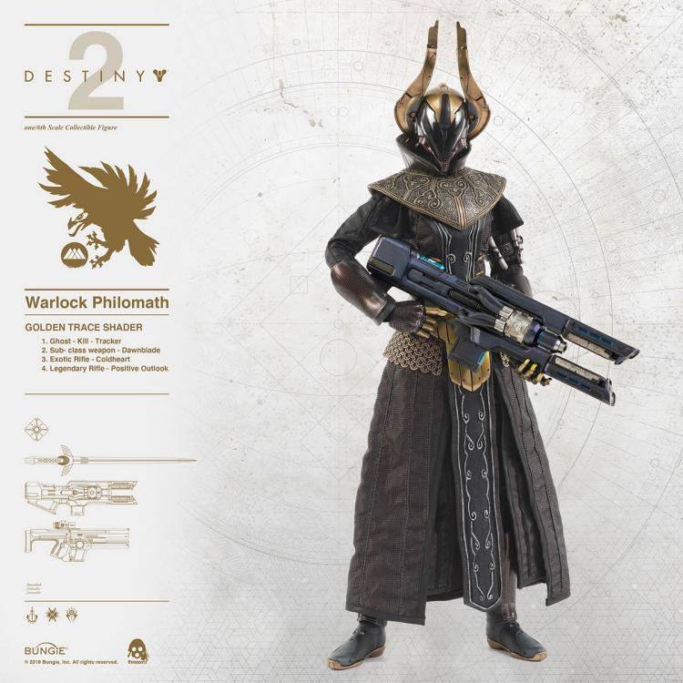 [สั่งจอง]ThreeZero 3Z0170-GT Destiny 2 1/6 Warlock Philomath Golden Trace Shader
