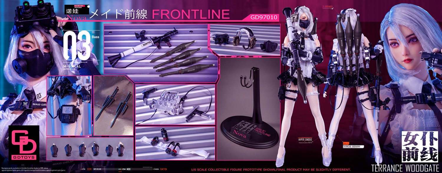 [สั่งจอง] GDTOYS GD97010 1/6 ： Frontline Maid Issue 03 NOVA movable eyes