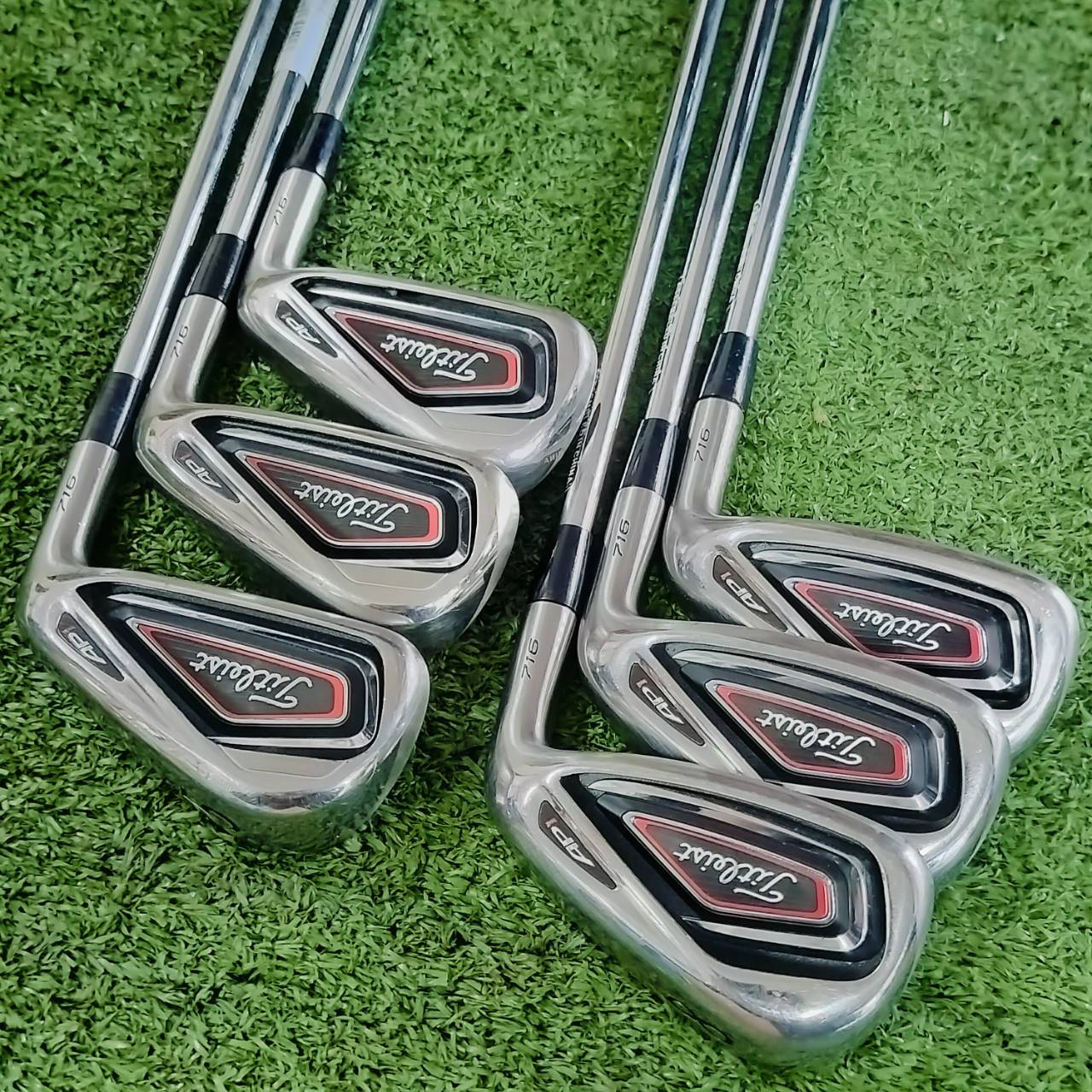 ชุดเหล็ก TITLEIST AP1 716 มีเหล็ก 5 6 7 8 9 PW ก้าน N.S.PRO 950 GH FLEX R ไม้กอล์ฟพรีเมี่ยมมือสอง ของแท้ By NakaraLuxurious