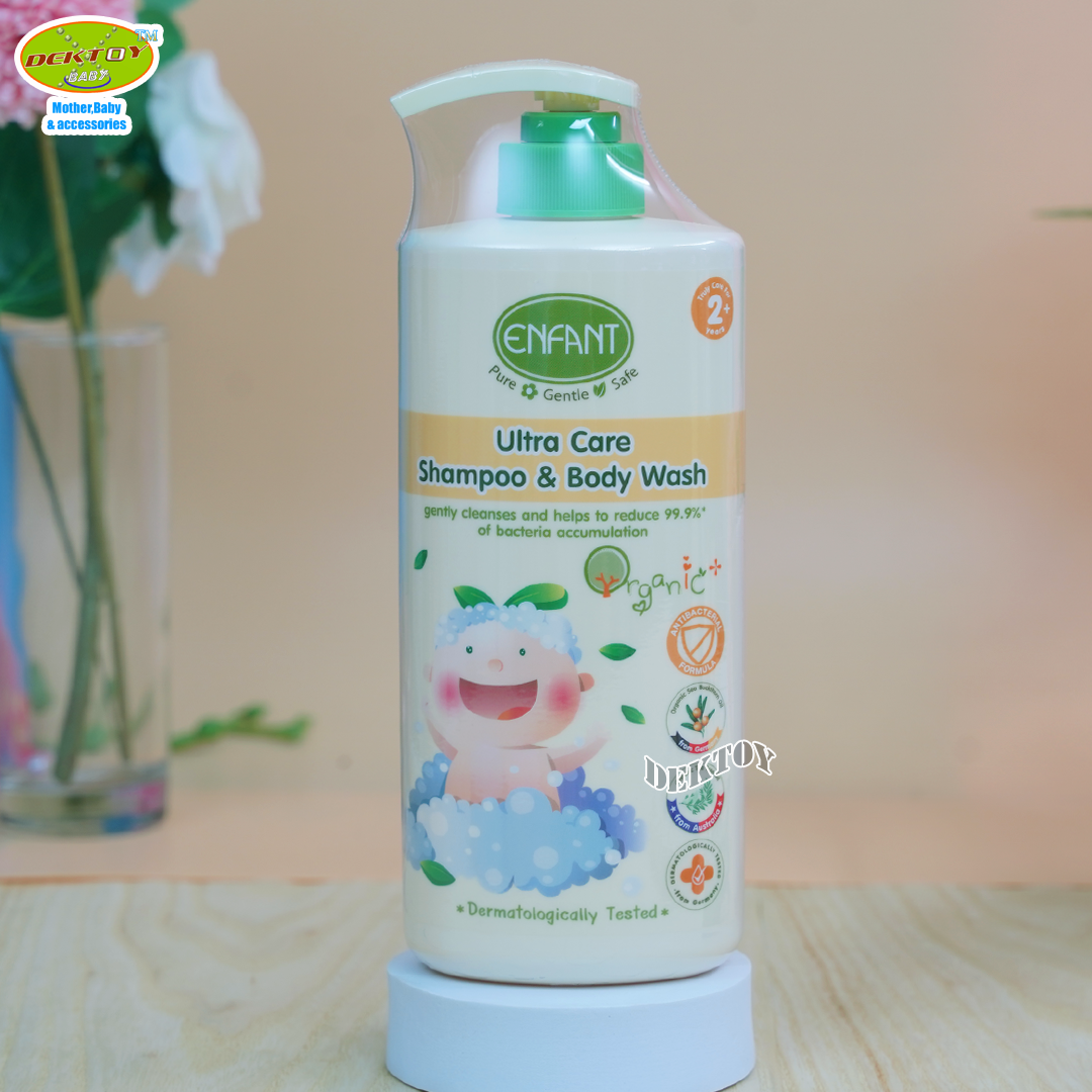 ENFANT (อองฟองต์) ขวด แชมพูและอาบน้ำ 2 ปีขึ้นไป Ultra Care Shampoo & Body Wash 500 ml.