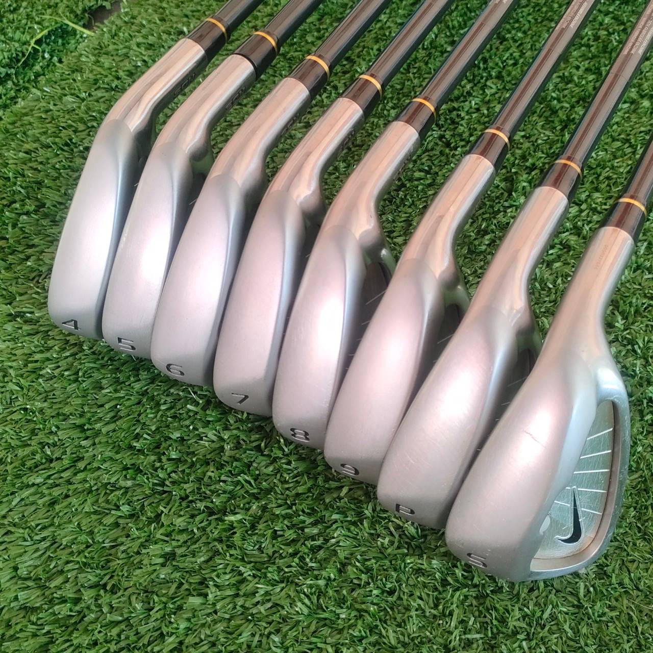 🏌️ ชุดเหล็ก NIKE NDS มีเหล็ก 4-9 เเละ PW SW ก้าน FUJIKURA NDS FLEX R สภาพสวยมาก ใบตีง่ายและทรงพลังมาก!! ไม้กอล์ฟมือสอง ของแท้ BY NakaraLuxurious