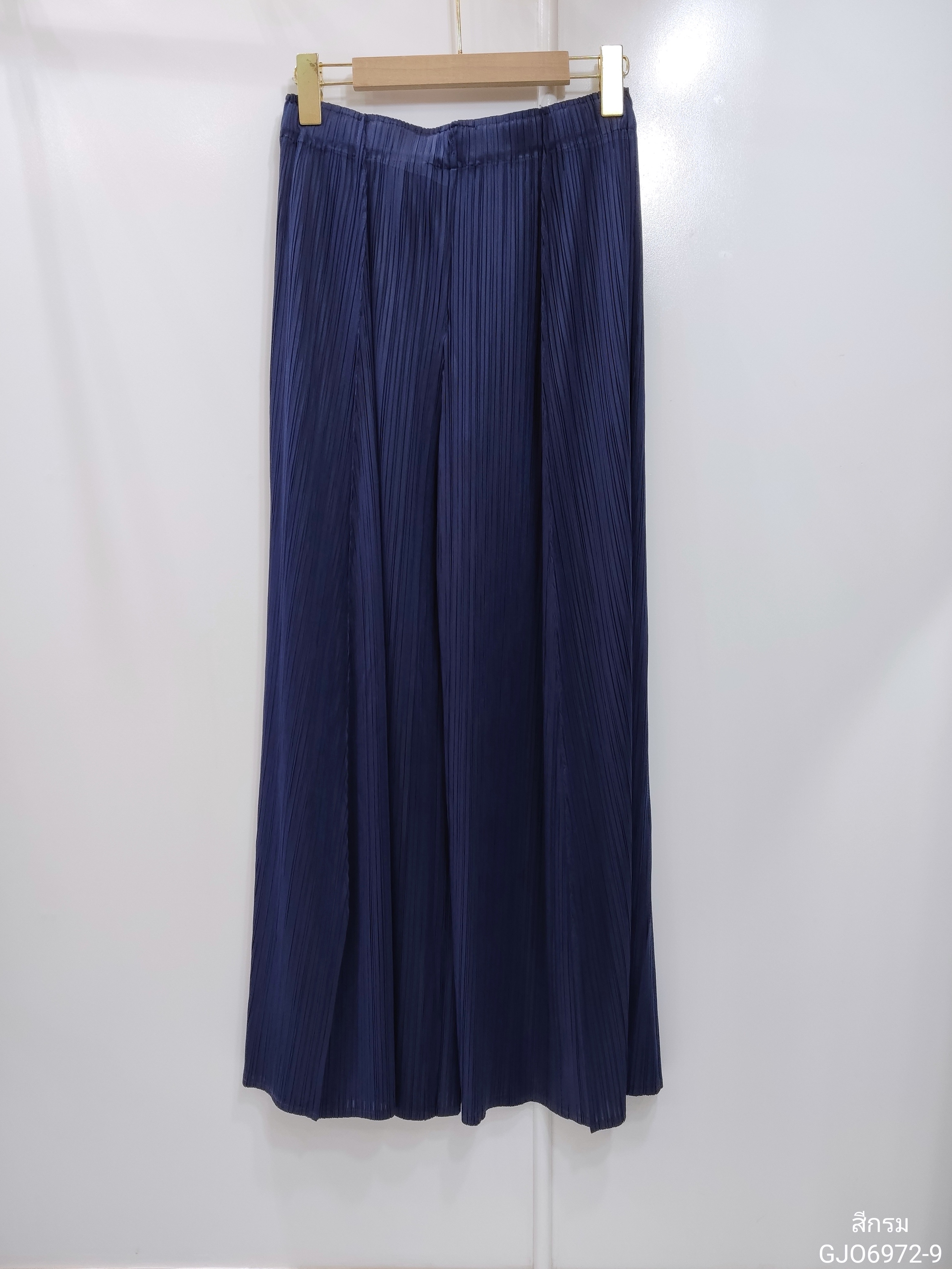 ยาว37.5"นิ้ว! 2MUAY กางเกงผู้หญิง กางเกงพลีทคุณภาพ รุ่น GJO6972 WIDE LEG PLEAT PANT FREE SIZE