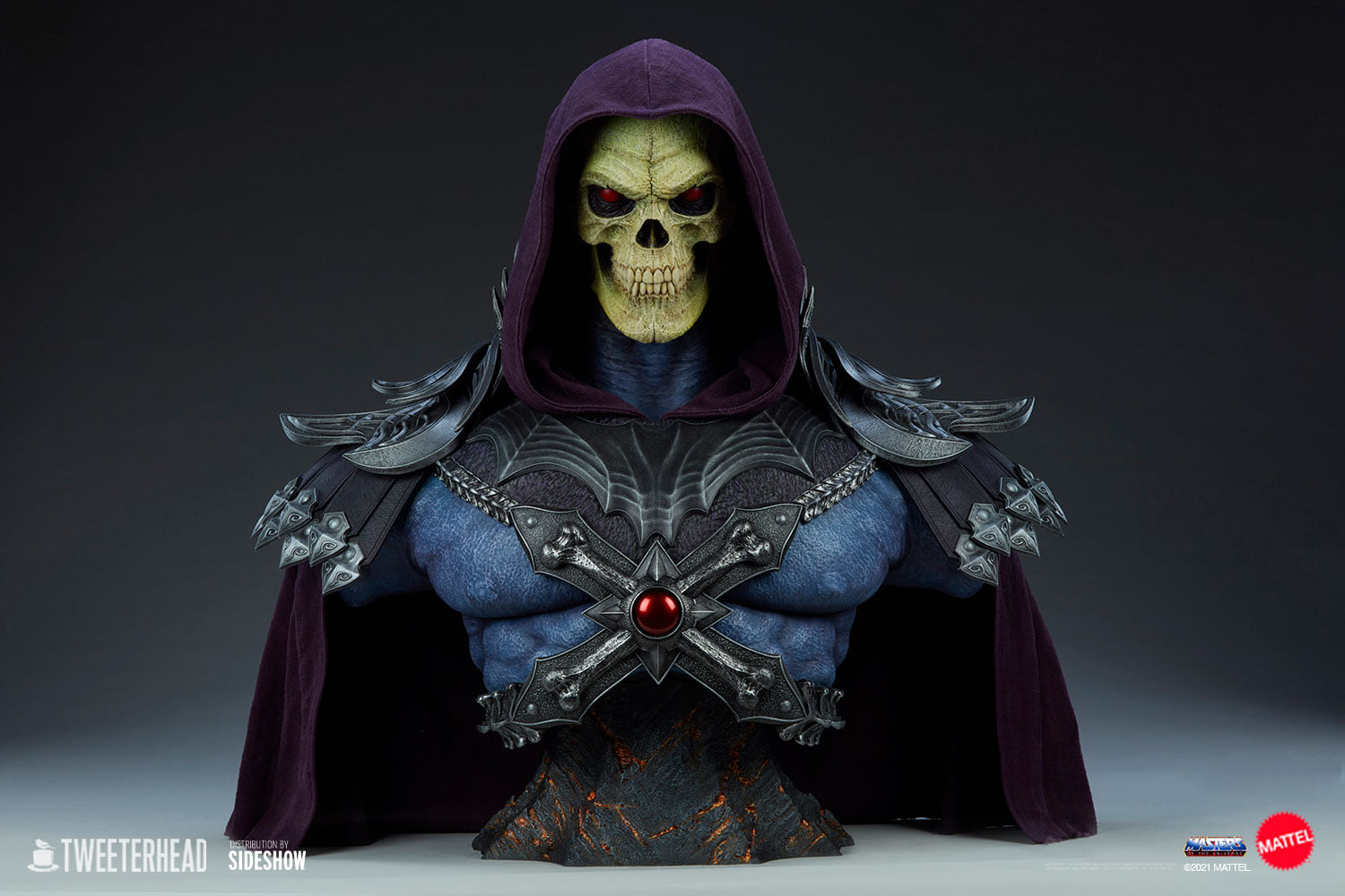 [สั่งจอง]Tweeterhead 907435 1/1 Life-Size Bust : Skeletor