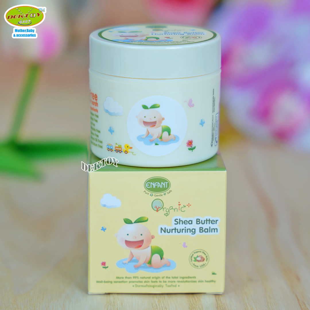 Enfant อองฟองต์เชียบัตเตอร์ ORGANIC PLUS SHEA BUTTER NURTURING BALM ใช้ได้ตั้งแต่แรกเกิด 30 กรัม