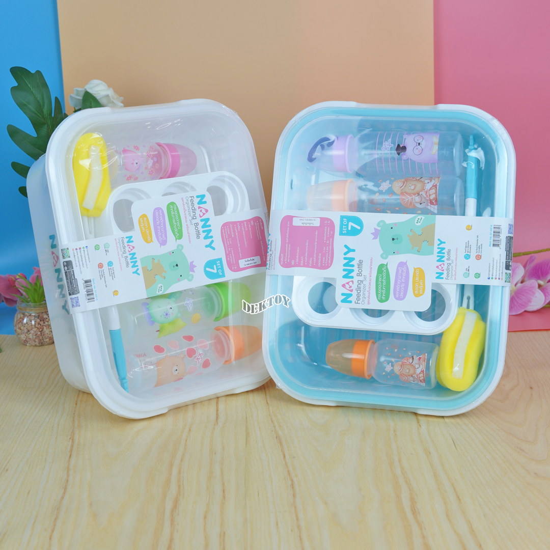 Nanny แนนนี่ เซ็ทกล่องเก็บขวดนม 6 ชิ้น S7-N216