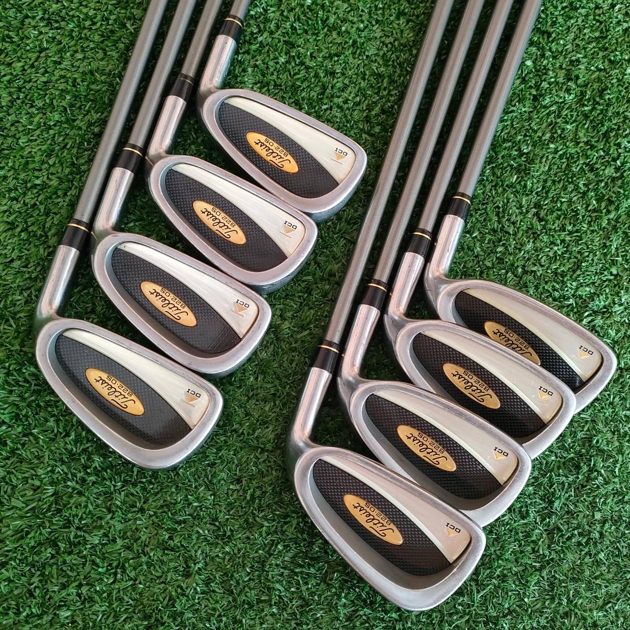 ชุดเหล็ก TITLEIST 822.05 DCI มีเหล็ก 3-9 เเละ PW ก้าน TITLEIST ULTRALGHT FLEX S ชุดเหล็กขั้นเทพ ชุดนี้ทำออกมาตีง่ายมาก!!! ไม้กอล์ฟมือสอง ของแท้ BY NakaraLuxurious