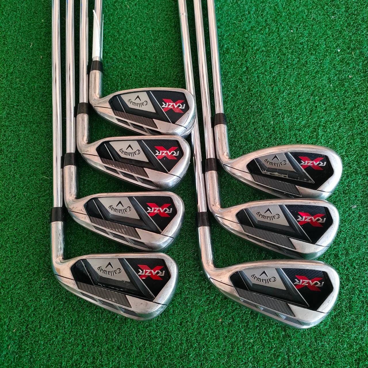 ชุดเหล็ก CALLAWAY RAZR X มีเหล็ก 5-9 PW SW ก้าน N.S.PRO 950GH FLEX R ตีง่ายสไตล์ Callaway