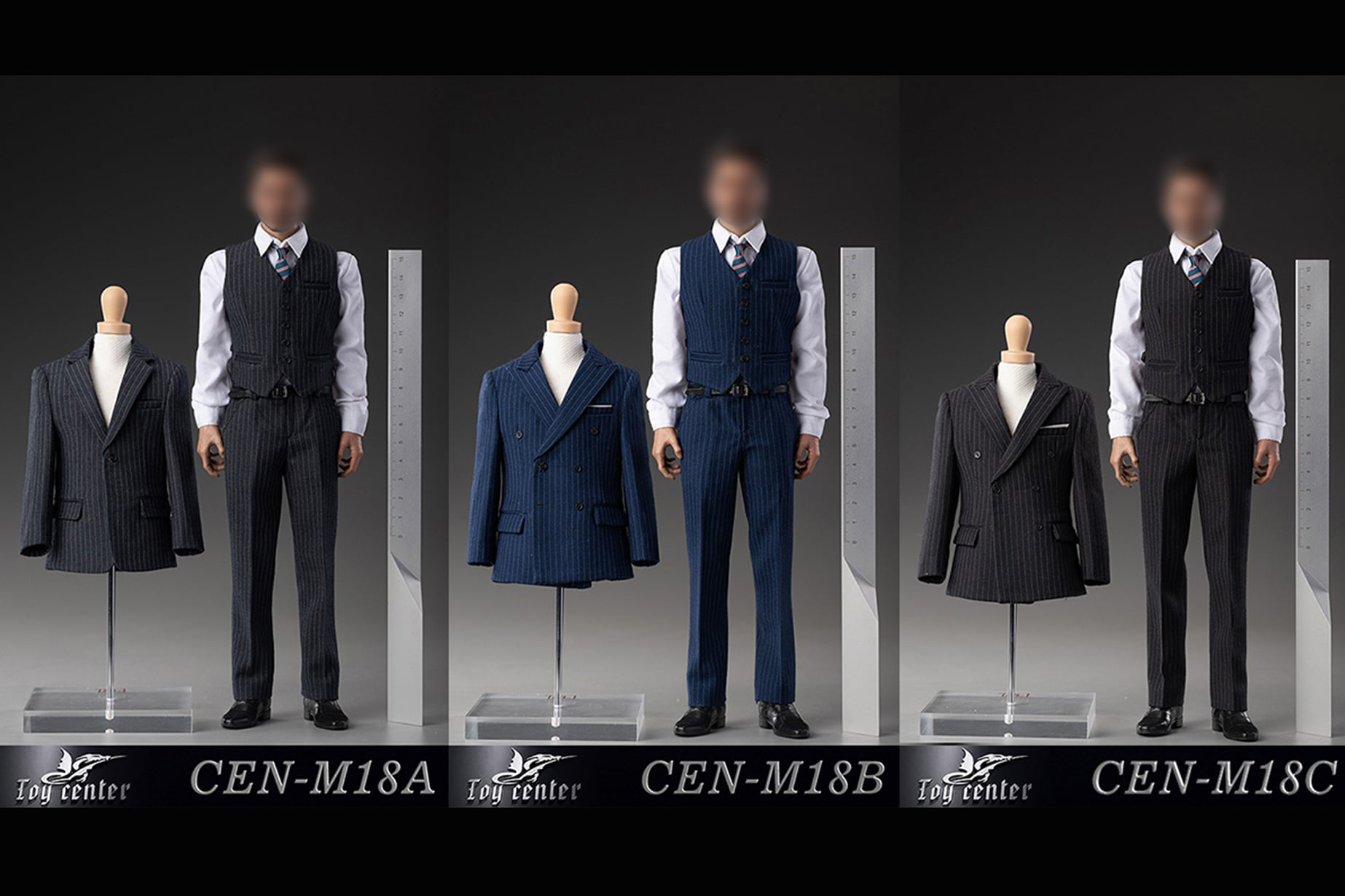 [สั่งจอง]Toy center CEN-M18 1/6 : English gentleman striped suit