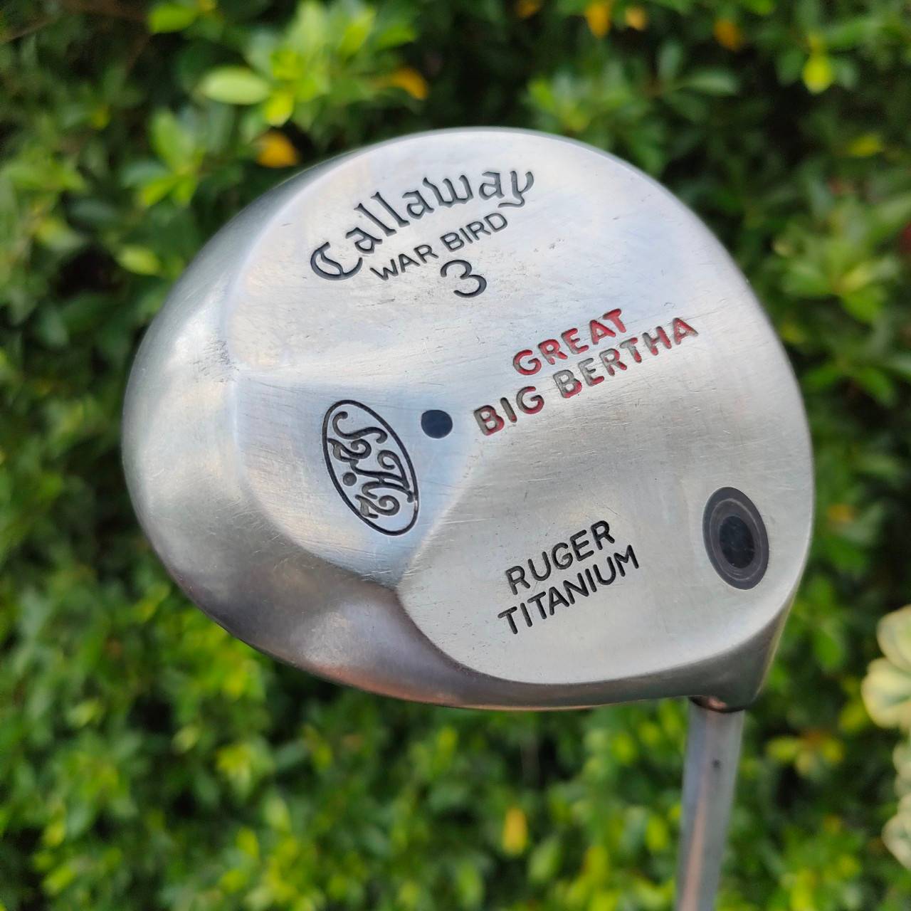 FW3 CALLAWAY WAR BIRD GREAT BIG BERTHA RUGER TITANIUM ก้าน CALLAWAY BB FLEX R วัสดุทันสมัยมาก!! RUGER TITANIUM และเป็นรุ่น GREAT BIG หัวใหญ่ที่สุด!!! ไม้กอล์ฟมือสอง ของแท้ BY NakaraLuxurious