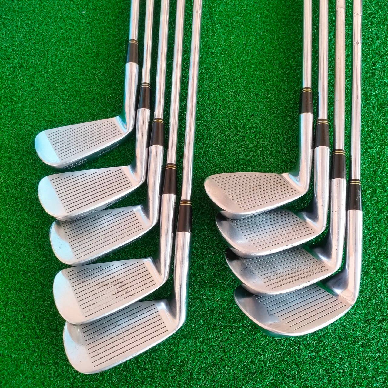ชุดเหล็ก MIZUNO THE PROFESSIONAL มีเหล็ก 3-9 เเละ PW SW ก้าน MIZUNO เดิมๆ สวย เหล็ก FORGED JAPAN