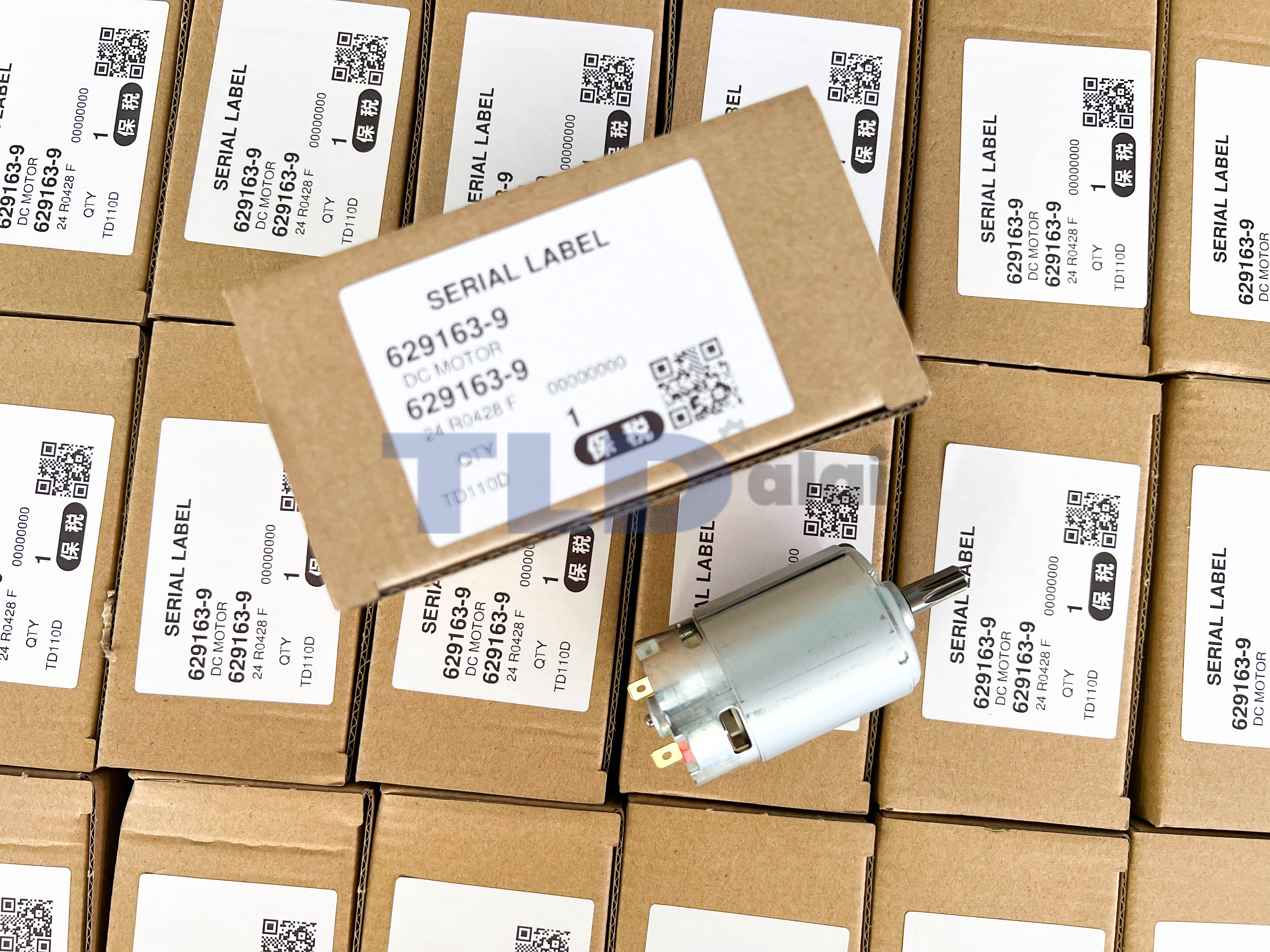 มอเตอร์ไขควงกระแทกไร้สาย (แท้)# (629163-9) Makita มากีต้า รุ่น TD110, TD110D, TW140D, TW140, TD090, TD110DZ, TD110DWYE กำลังไฟ 12V. (629163-9) (อะไหล่แท้ 100%) DC Motor