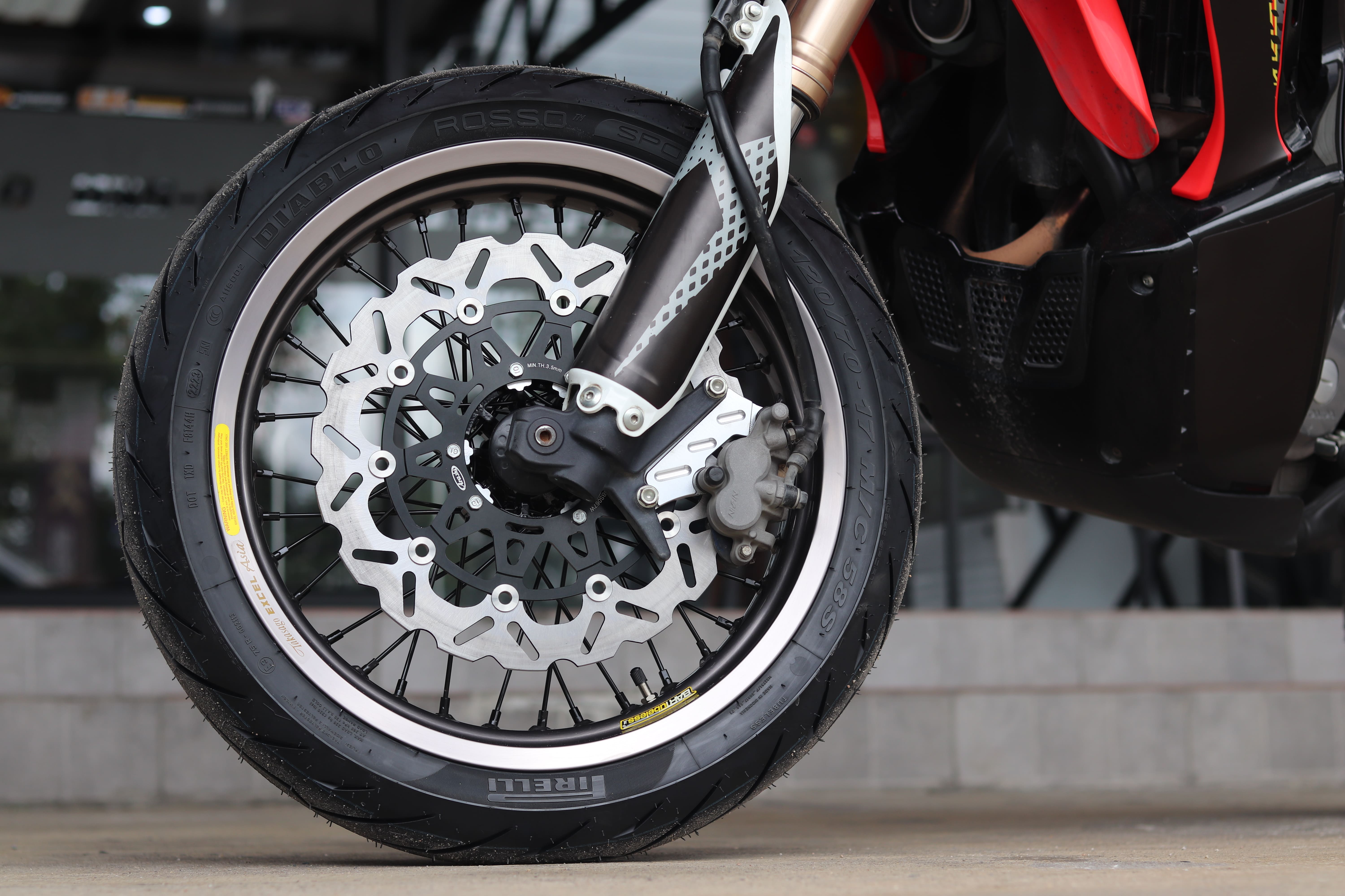 จานดิสเบรค Arashi 320mm CRF250/300L/M/Rally - สีดำ