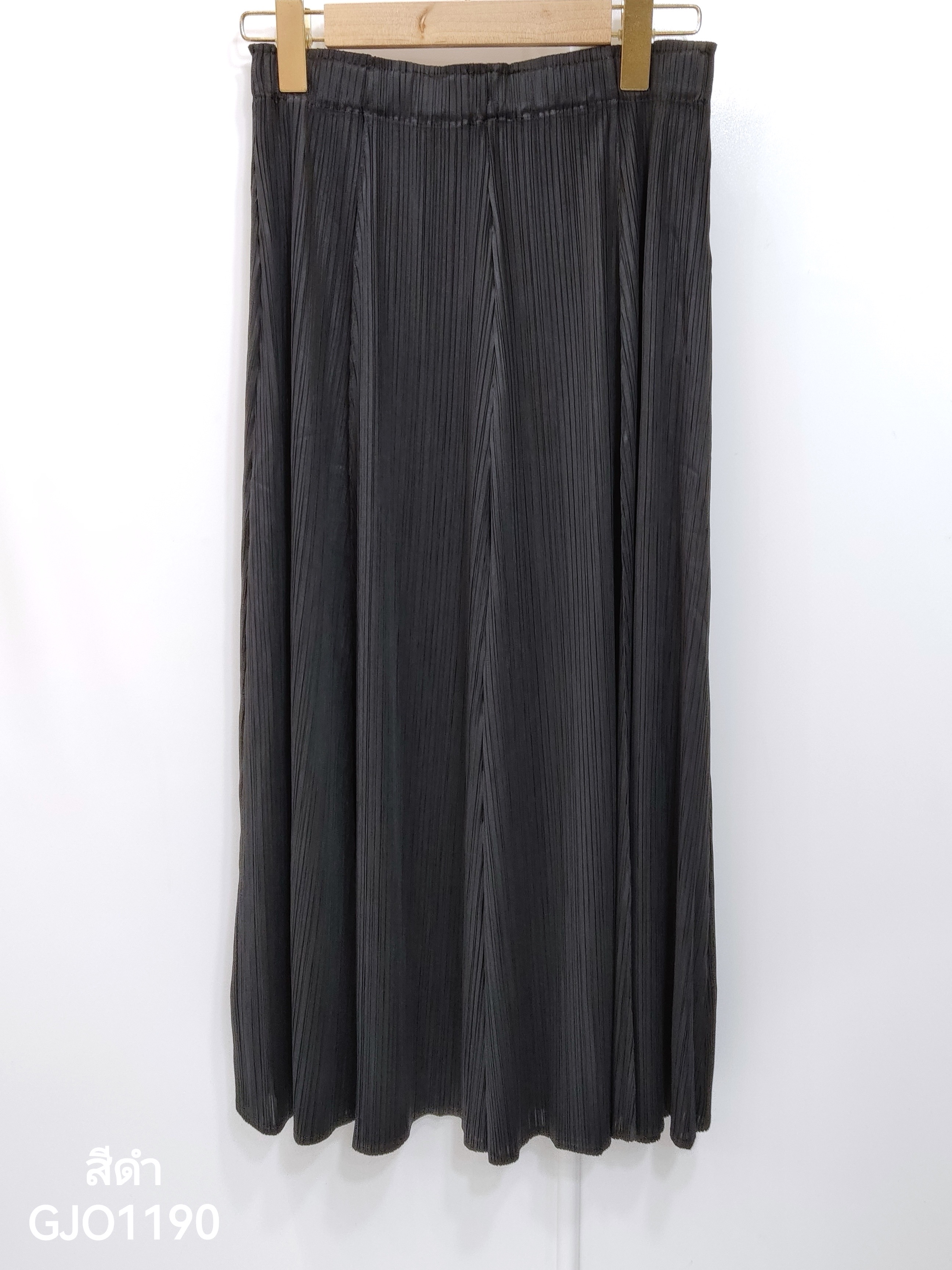 ปรับราคาลง20%!! ยาว 32.5นิ้ว! 2MUAY รุ่น GJO1190 กระโปรงพลีทคุณภาพ FLARE PLEATED SKIRT 8 สี FREE SIZE