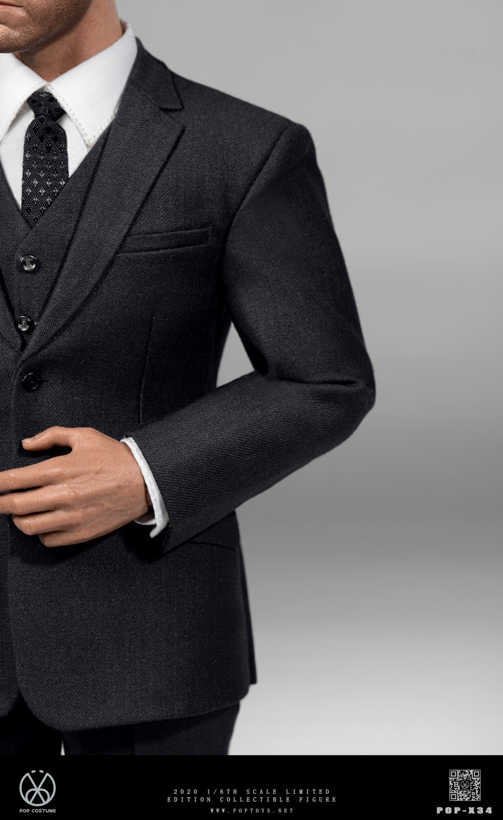 [สั่งจอง]POPTOYS POP-X34 1/6 : Rich gentleman Ben Overcoat suit