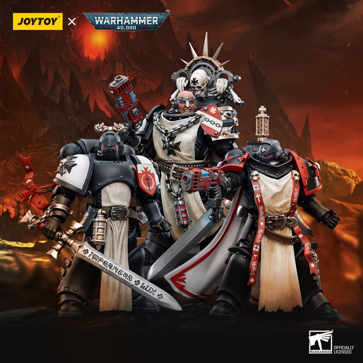 [สั่งจอง] Joytoy 1/18 Warhammer 40K : Black Templars