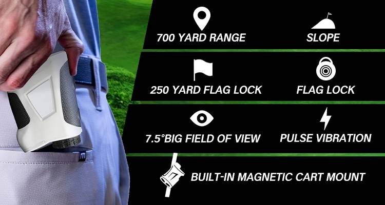 กล้องวัดระยะสำหรับนักกอล์ฟ รหัสสินค้า KB600AG Rangefinder for golfers, Measure slope