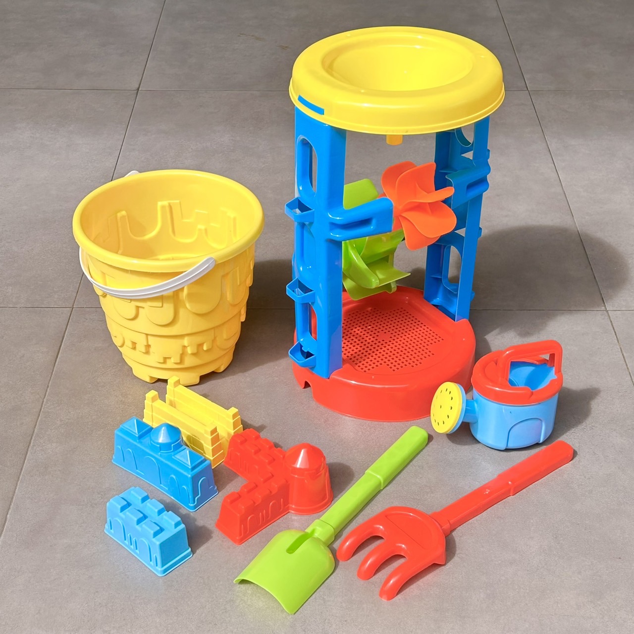 ชุดกังหันเล่นทรายแสนสนุก เล่นทรายเด็ก ของเล่นทราย, พร้อมส่ง