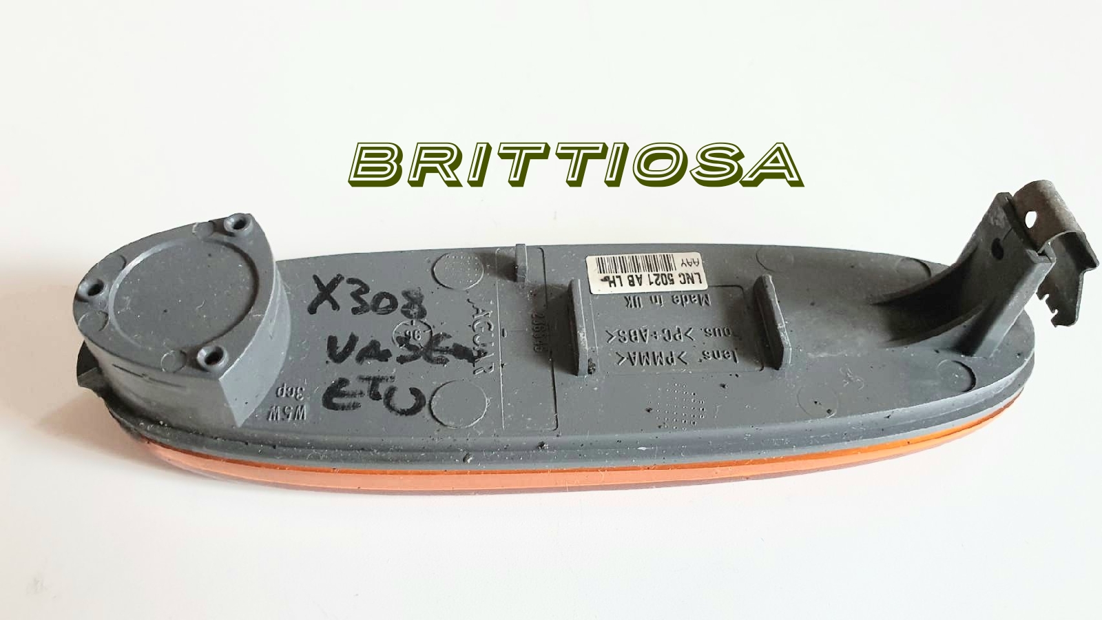 Puskurin heijastin vasen, etu XJ8 (X308) "KÄYTETTY" =35e