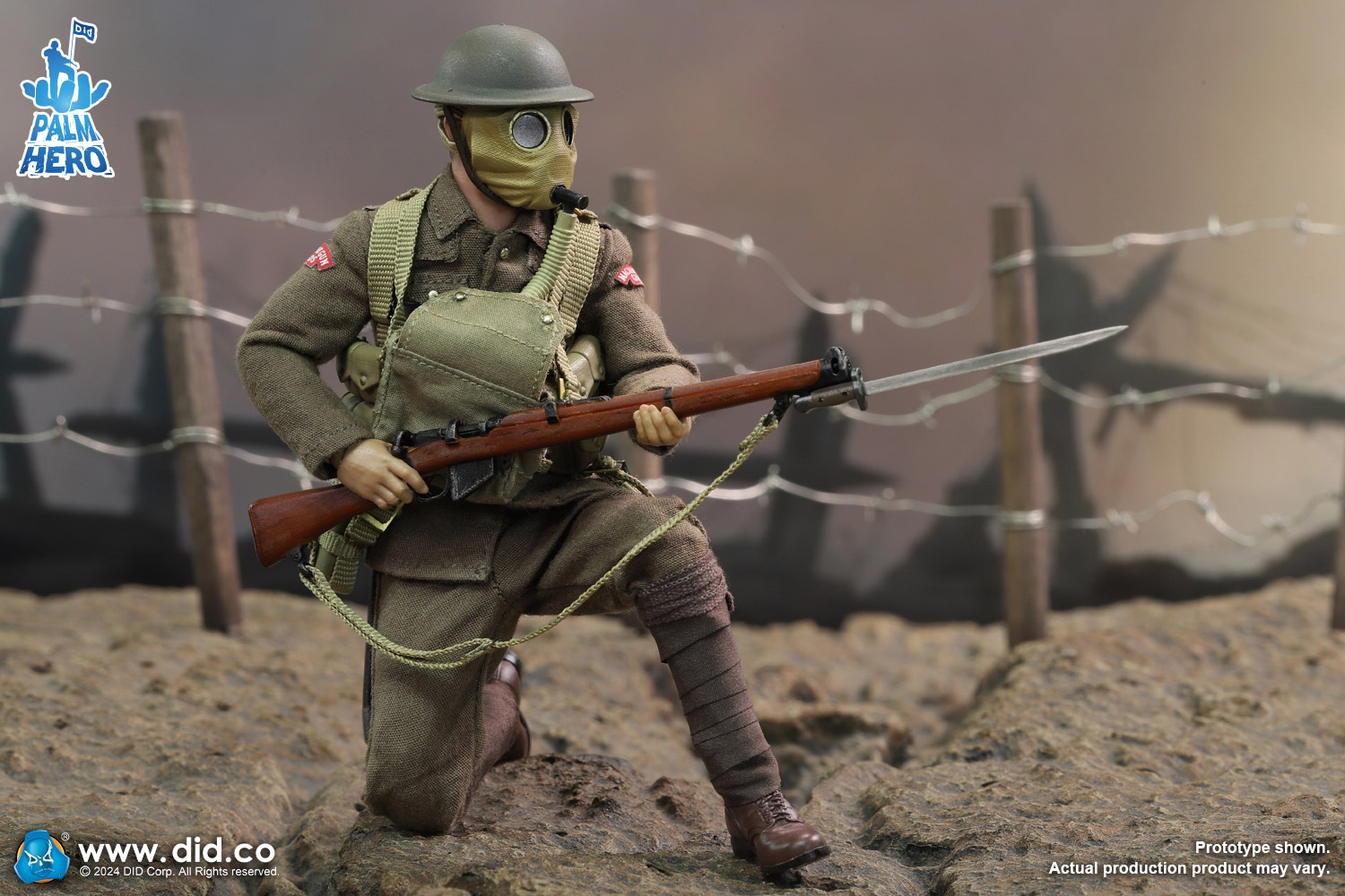 [พร้อมส่ง] DID XB80028 1/12 : WWI British Infantry - Albert Brown