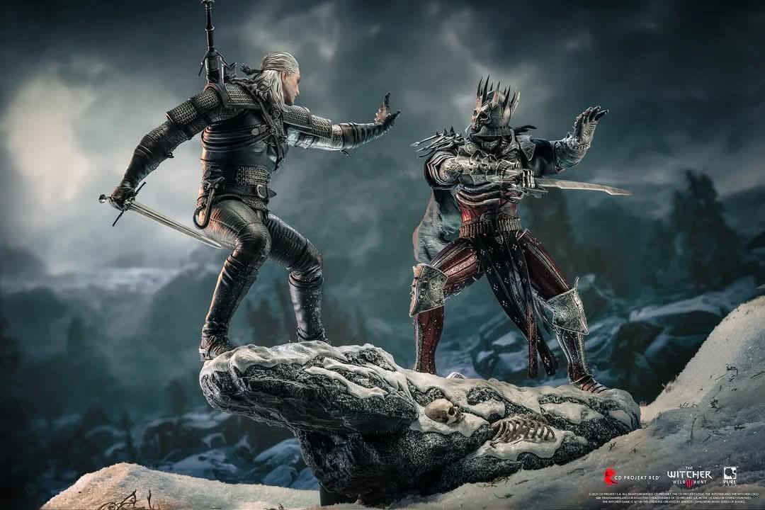 [สั่งจอง] PureArts : 1/6 Diorama - Geralt VS Eredin (The Witcher 3 : Wild Hunt)