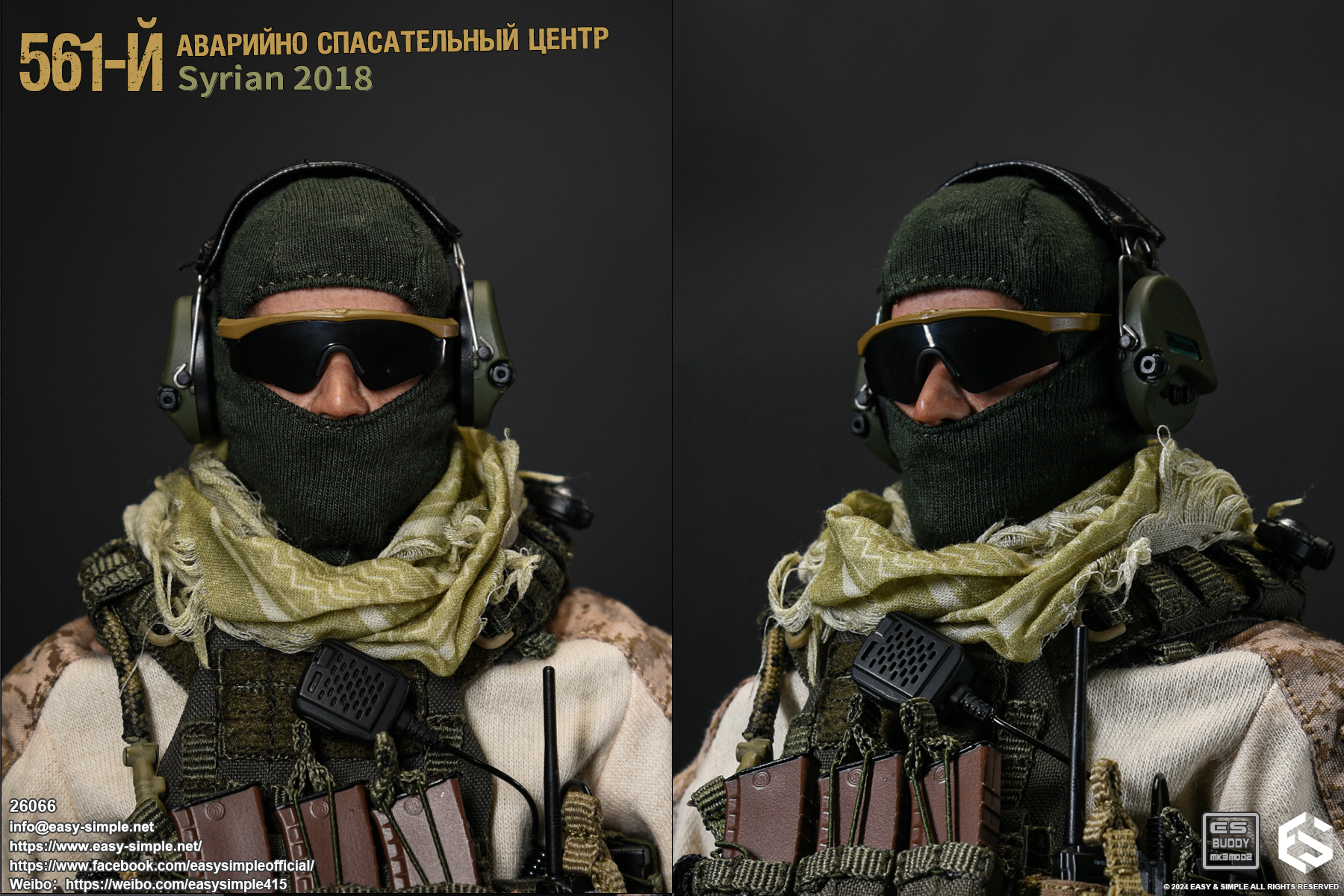 [สั่งจอง]Easy&Simple 26066 1/6 : 561-й Аварийно Спасательный Центр (АСЦ) Syrian 2018