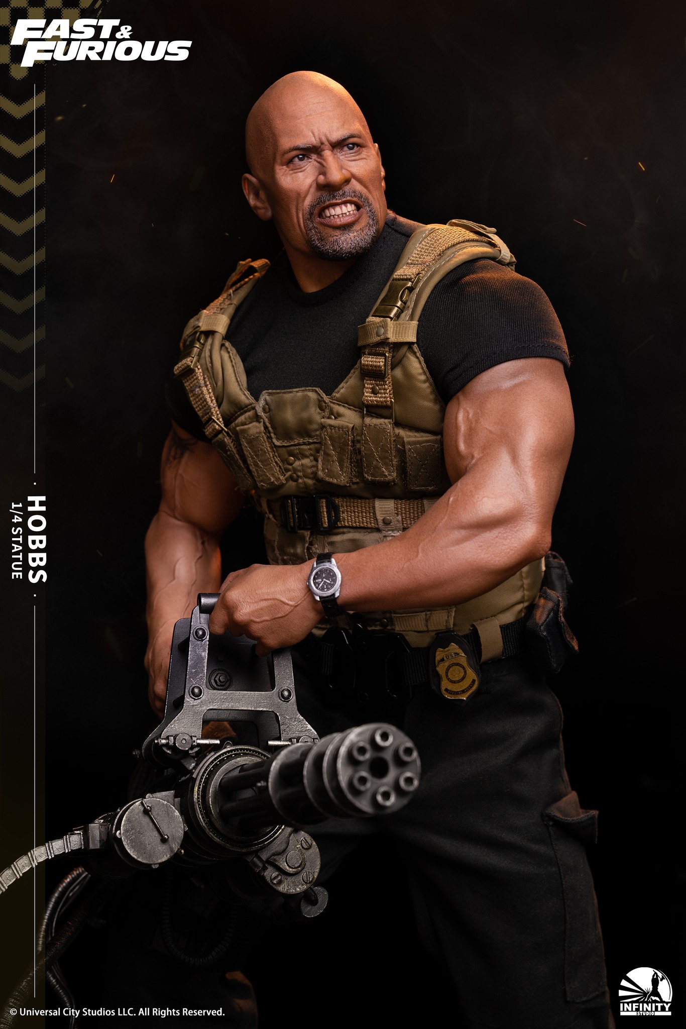 [สั่งจอง] Infinity Studio 1/4 Statue : Fast and Furious 7 - Hobbs