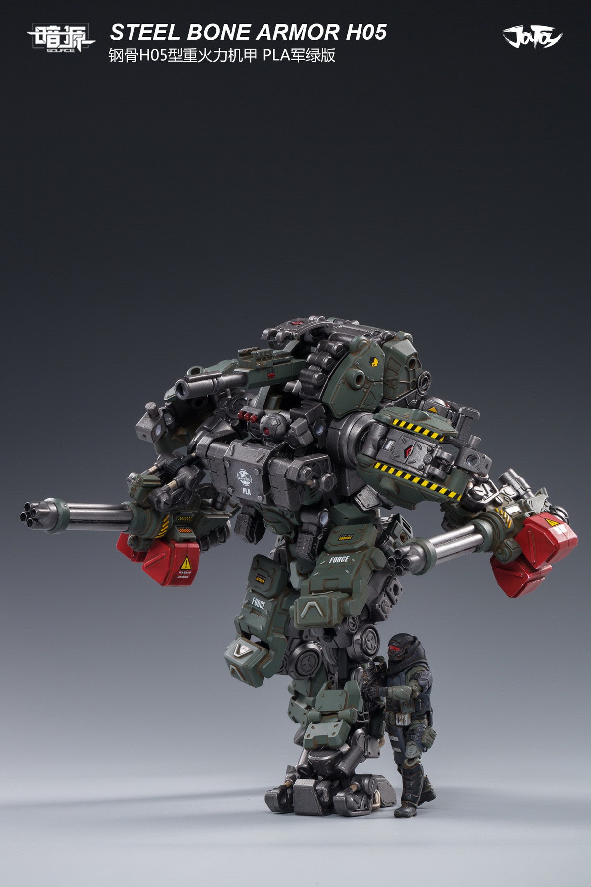 [สั่งจอง] JOYTOY 1/25 H05 STEEL BONE HEAVY FIREPOWER ARMOR (MILITARY GREEN)