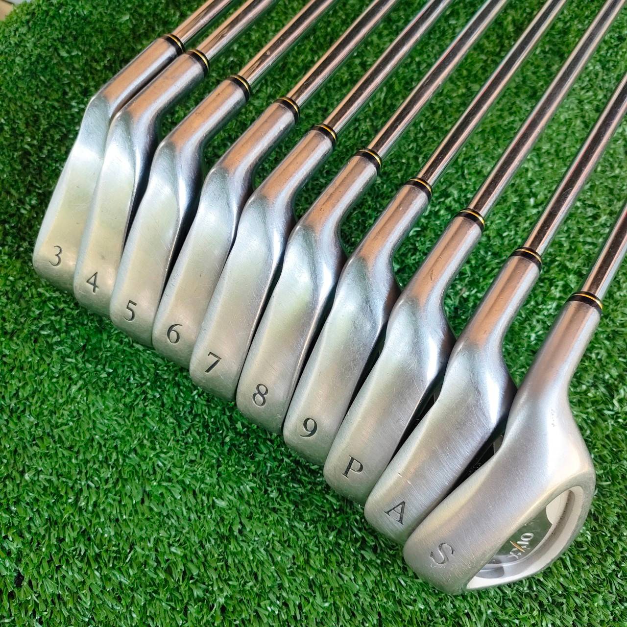 ชุดเหล็ก XXIO IMPACT POWER FACE มีเหล็ก 3-9 เเละ PW AW SW ก้าน N.S.PRO 950GH FLEX S ชุดใหญ่ที่สุดได้เหล็กถึง 10 ชิ้น กหน้าเด้งมากๆตีไกลสุดจากญี่ปุ่น ไม้กอล์ฟพรีเมี่ยมมือสอง ของแท้ By NakaraLuxurious