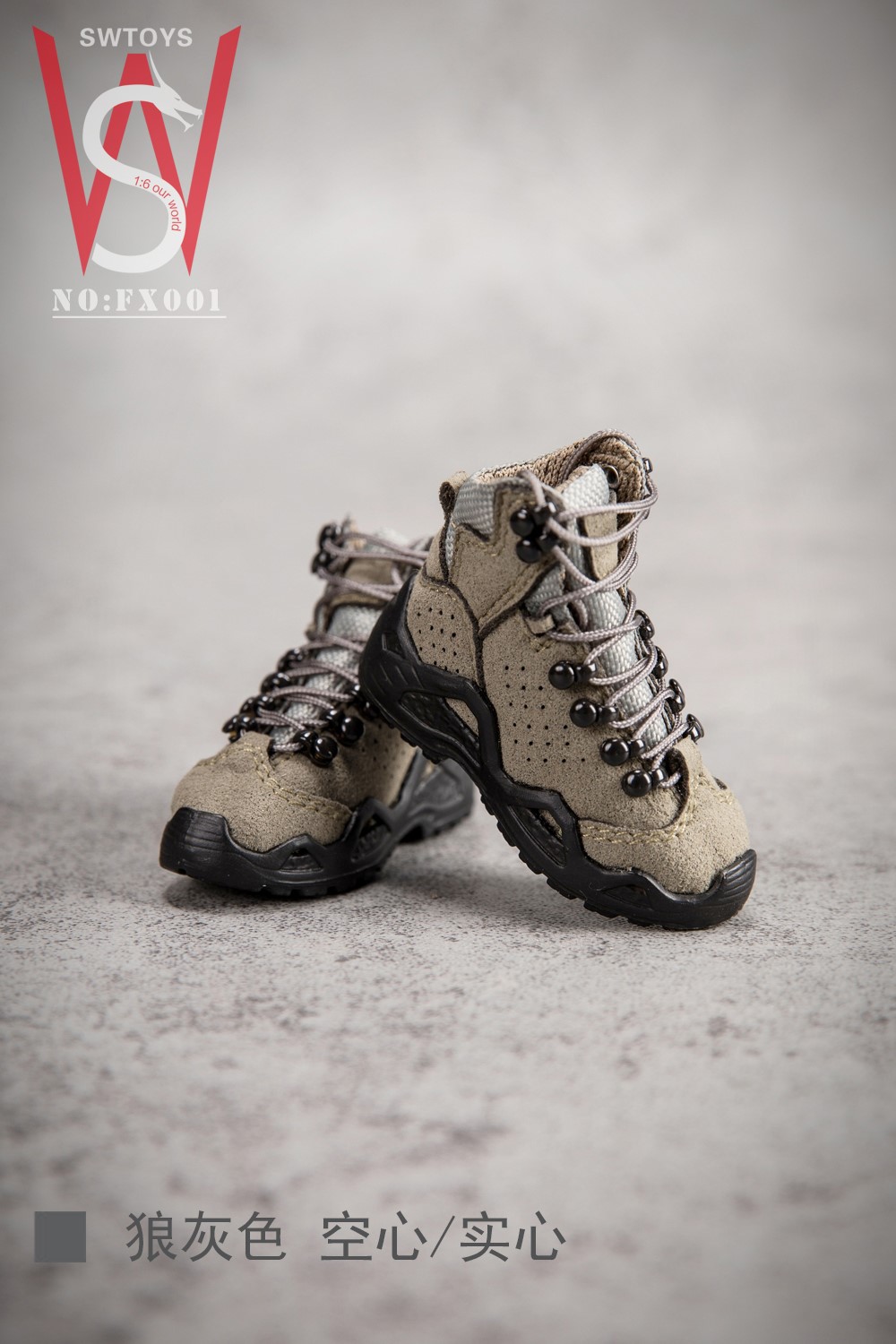 [สั่งจอง]SWtoys FX001 1/6 Mens Tactical Military Boots (Hollow/Solid)