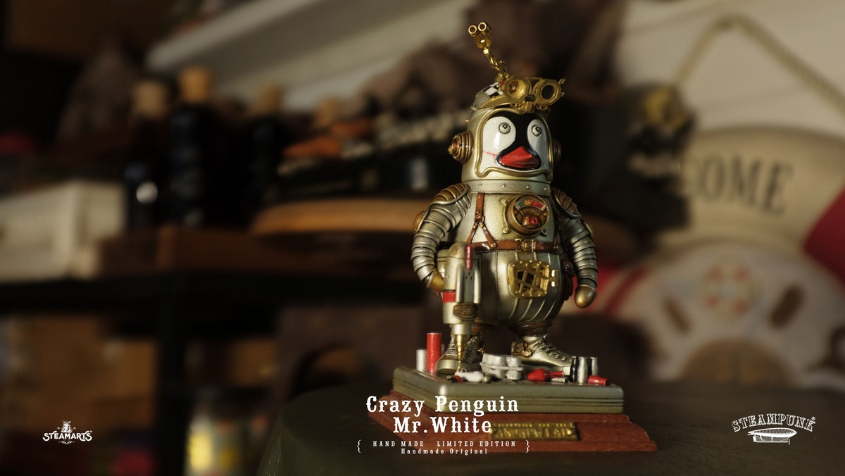[สั่งจอง]STEAMARTS CRAZY SA2023C003 : PENGUIN MR.WHITE (15Cm)