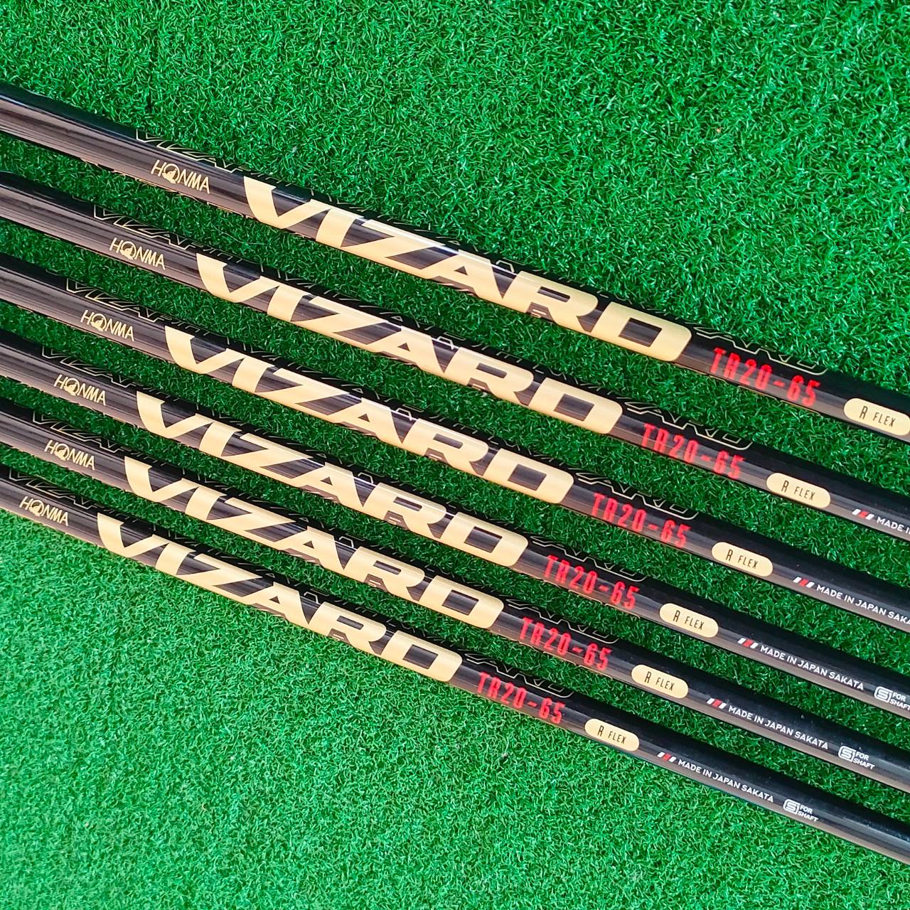ชุดเหล็ก HONMA TR21X มีเหล็ก 5 - 10 รวม 6 ชิ้น ก้าน VIZARD TR20-65 FLEX R สุดยอดความพรีเมี่ยม ตีไกลสุดขีด