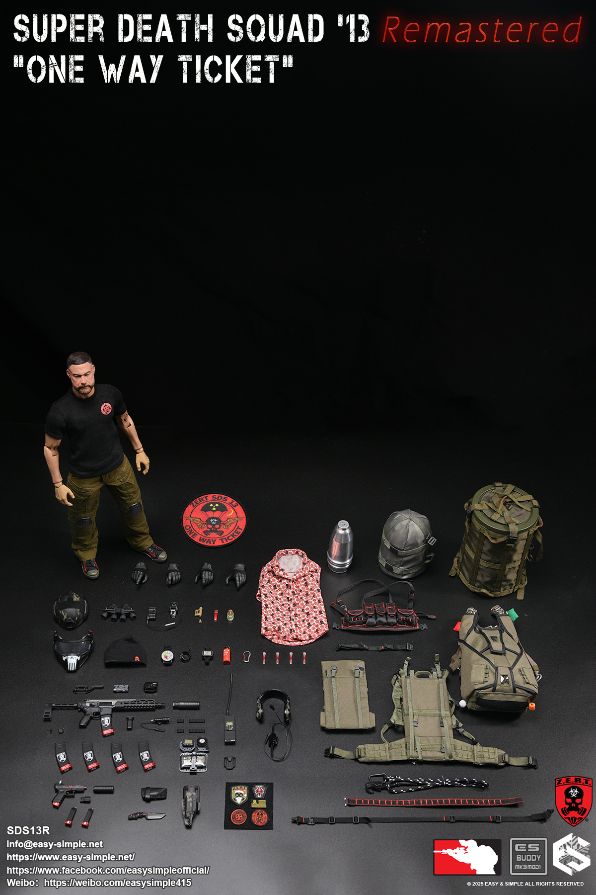 [สั่งจอง]Z.E.R.T ES SDS13R 1/6 : SUPER DEATH SQUAD'13 Remastered ONE WAY TICKET