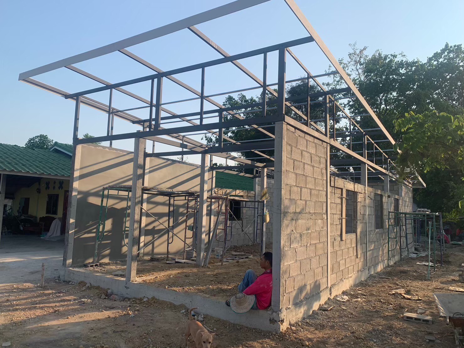 งานสร้างบ้านให้สามเณรพราหมณ์