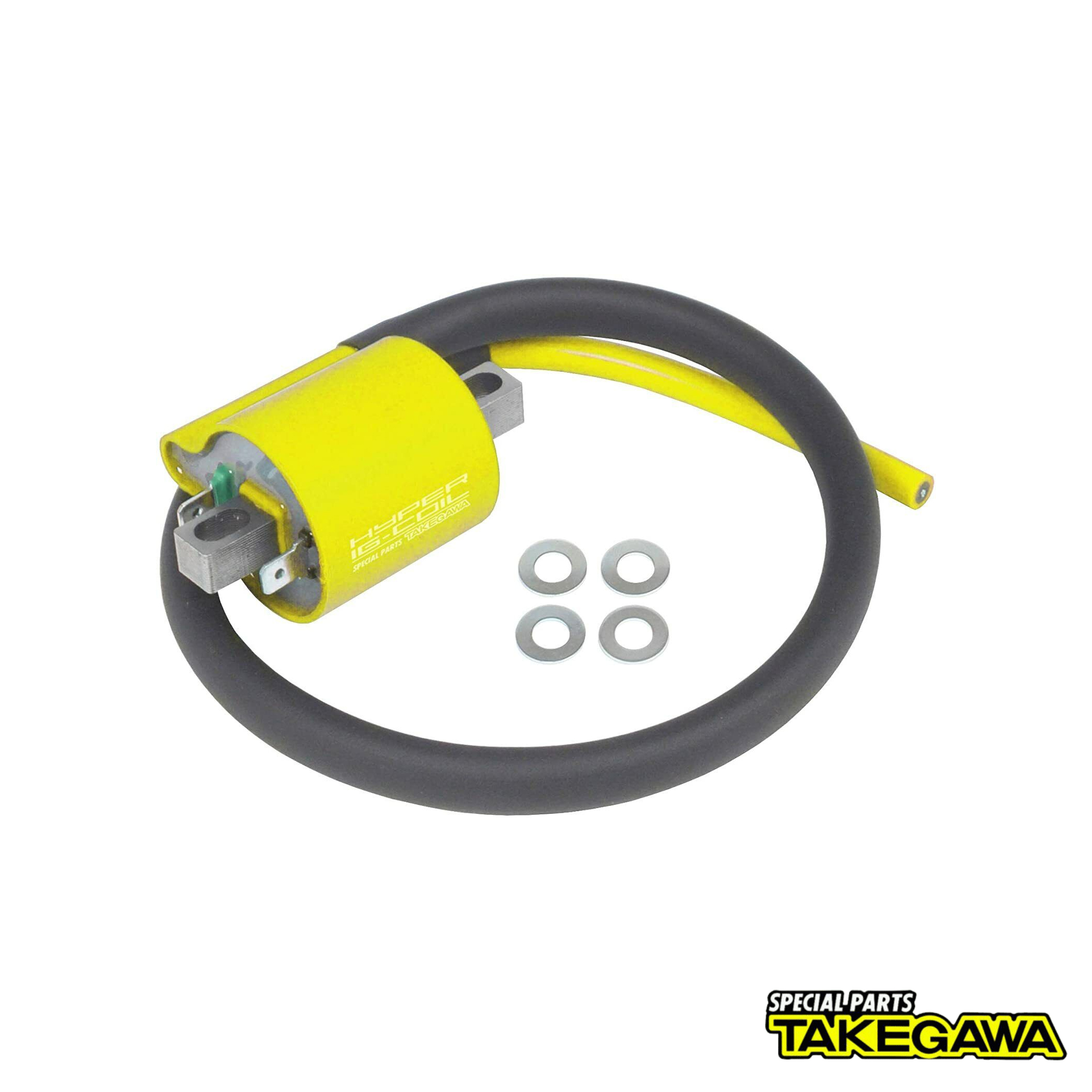 คอยล์จุดระเบิด (หัวฉีด) Takegawa Hyper Ignition Coil - Yellow