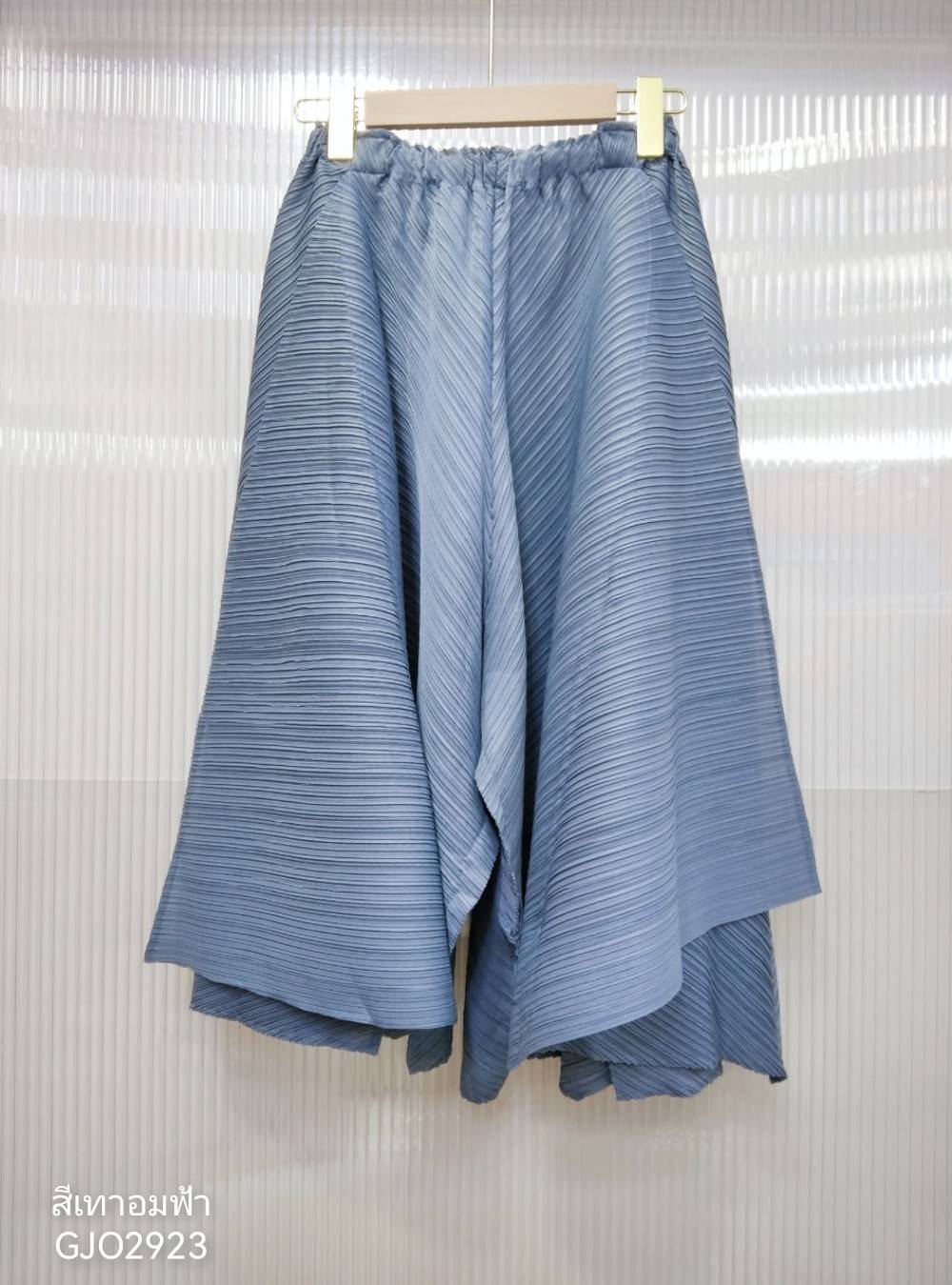 ยาว 28นิ้ว!! 2MUAY รุ่น GJO2923 FLARED PLEAT PANT กางเกงผู้หญิง กางเกงพลีทคุณภาพ 12สี FREE SIZE