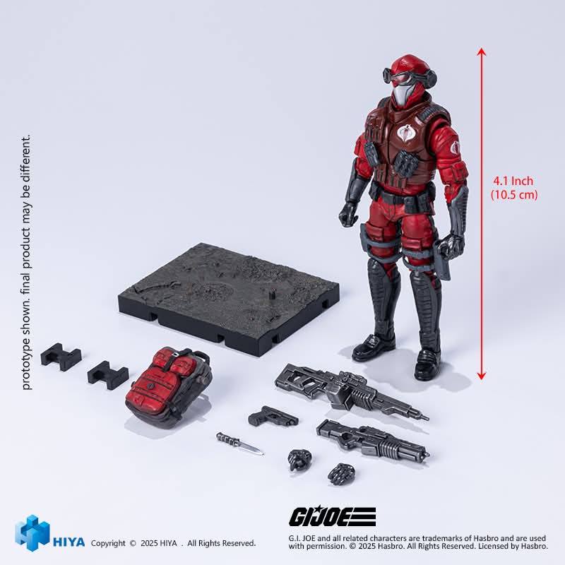 [สั่งจอง] Hiya Toys EMG0461 1/18 : G.I.Joe Crimson Viper