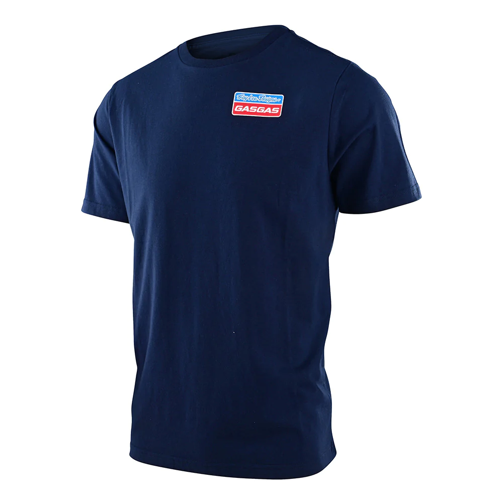 เสื้อยืด Troy Lee Designs Short Sleeve Tee TLD GasGas Team Core Navy
